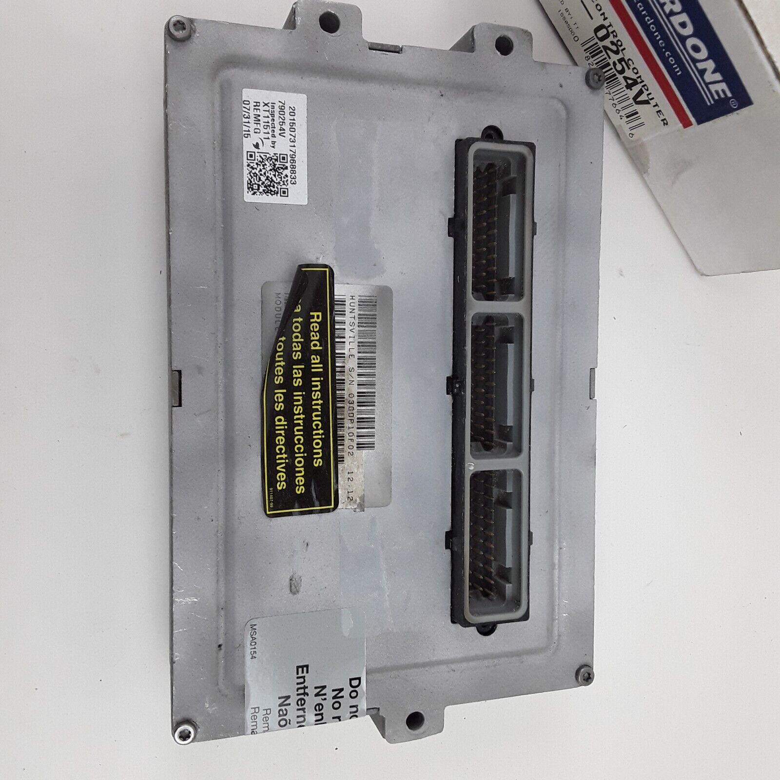 Cardone 79-0254V Engine Control Module Rectangle For Dodge Ram 1500 Van 2001