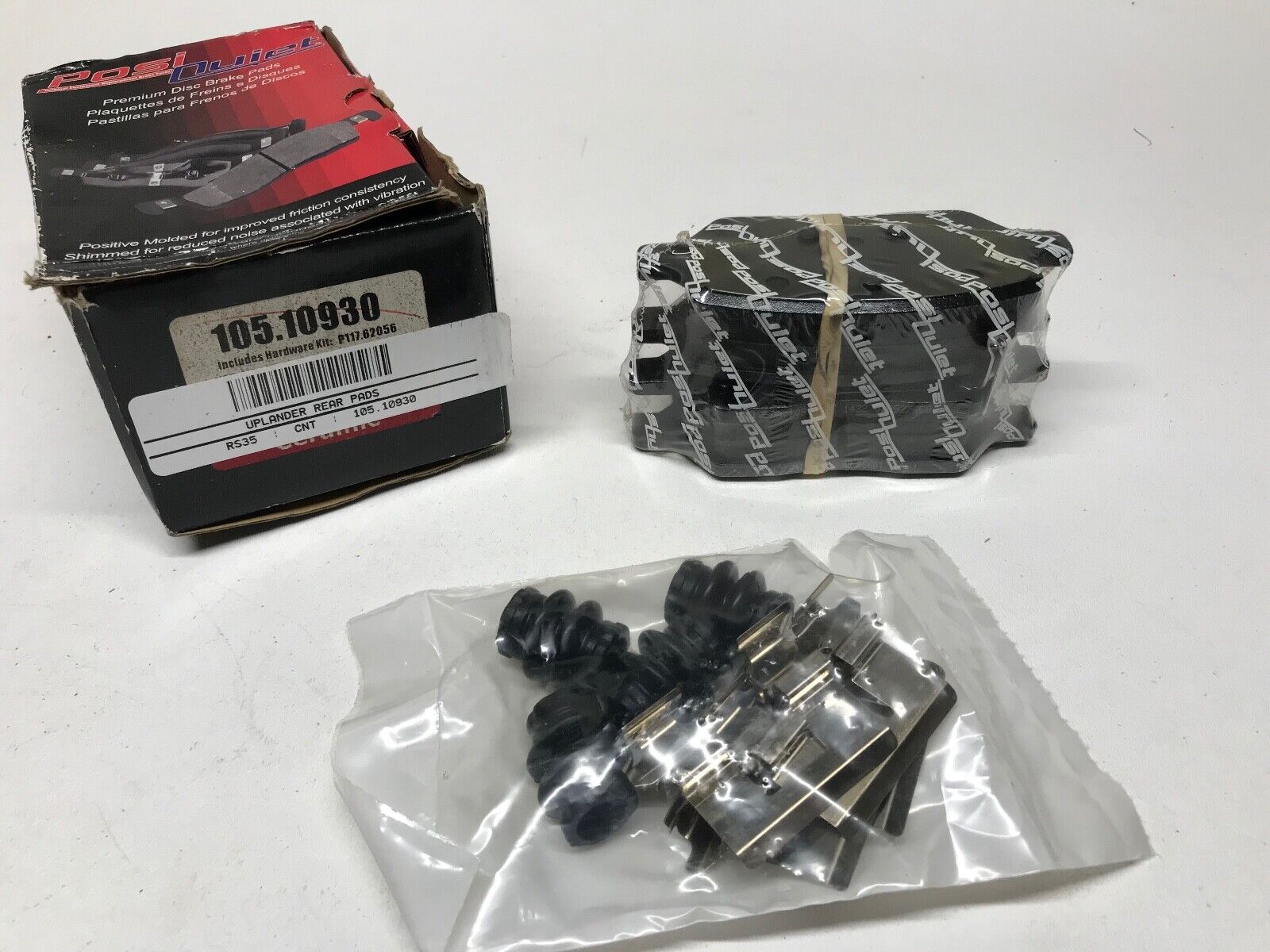 Disc Brake Pad Set-SV6 Rear Centric 105.10930 for Buick, Chevrolet, Pontiac, Sat - HotCarParts