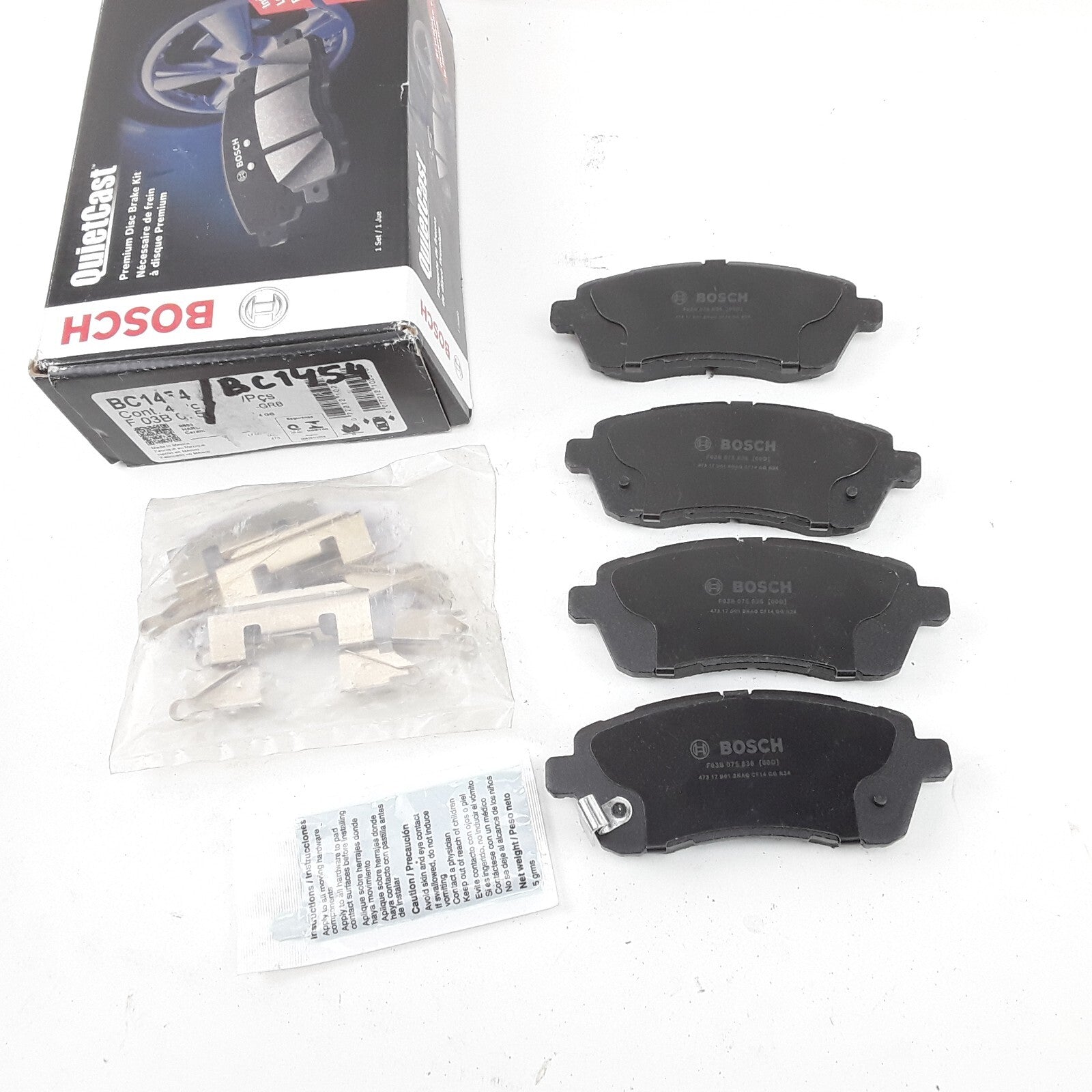 Bosch BC1454 Front Disc Brake Pad Set Fits Ford Fiesta 2011 2012 2013 2014-2019