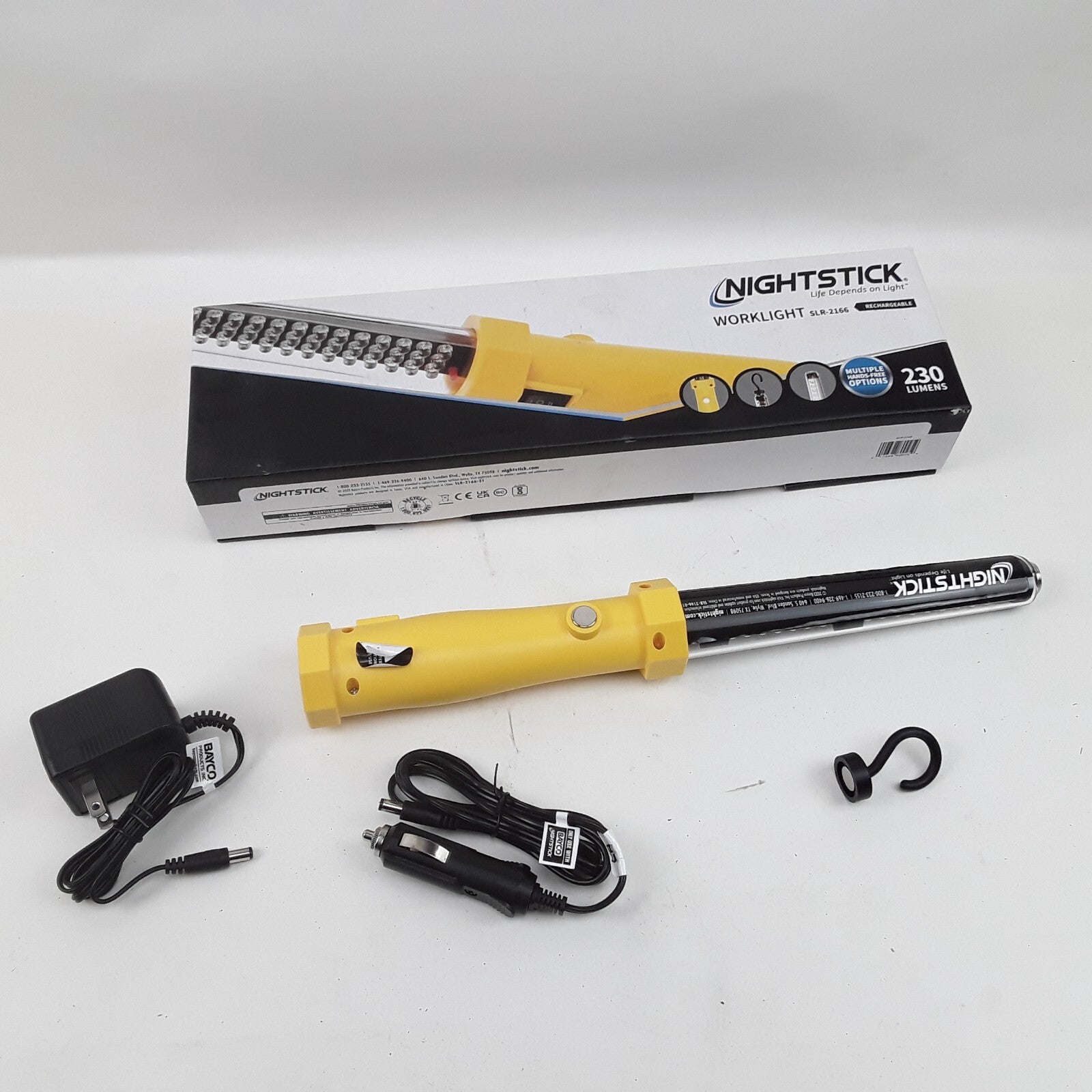 Nightstick SLR-2166 Multi-Purpose Work Light 230 Lumens Floodlight Rechargeable