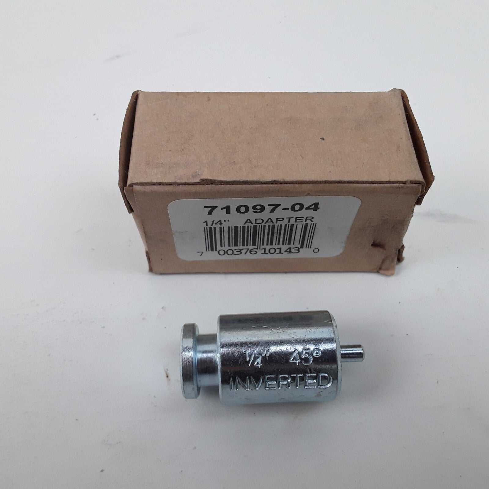 Mastercool 71097-04 1/4" 45 Degree & Double Flaring Adapter Inverted Heavy Duty