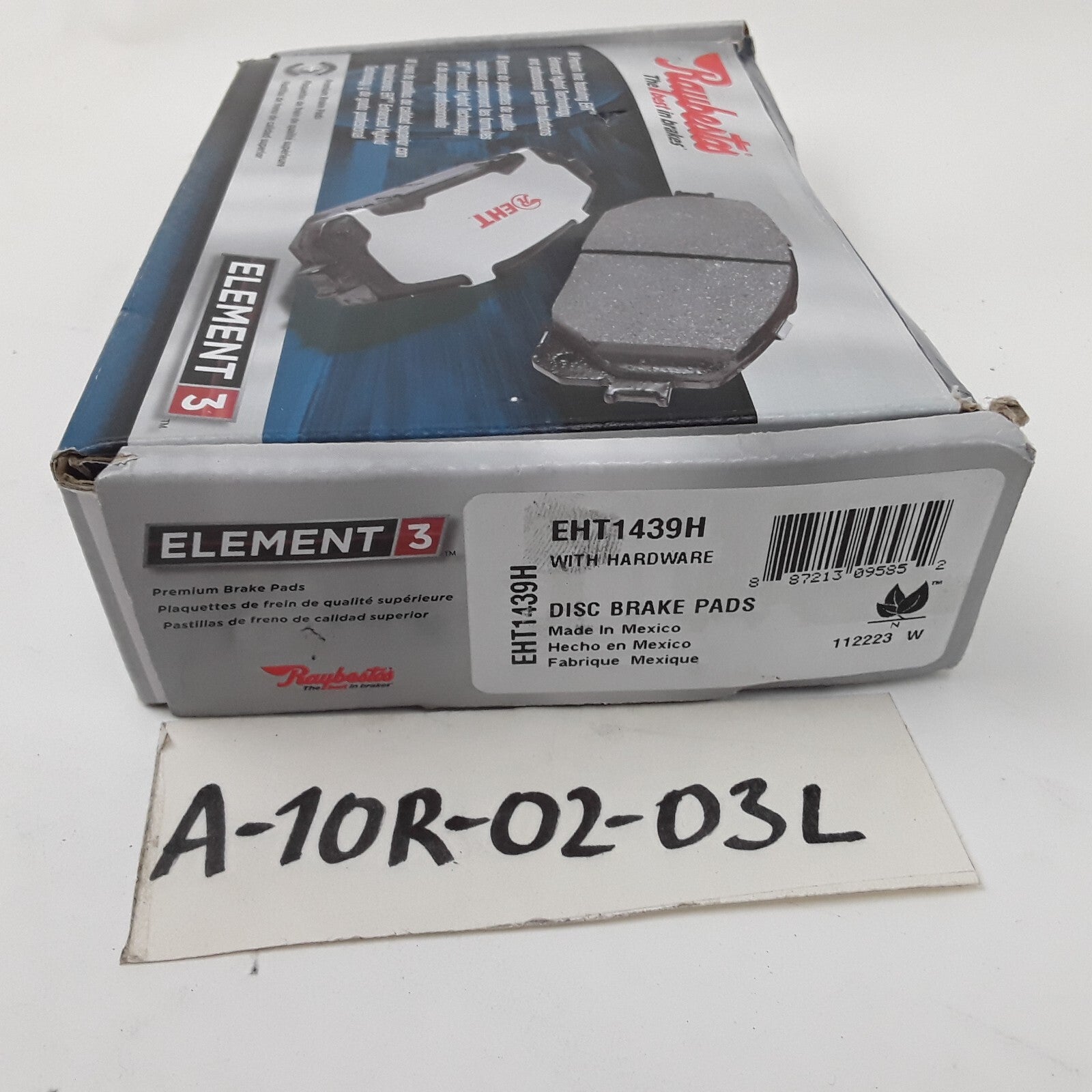 Rear Disc Brake Pad Set-Element3 Fits Hyundai Santa Fe Sport 2013 2014 2015 2016