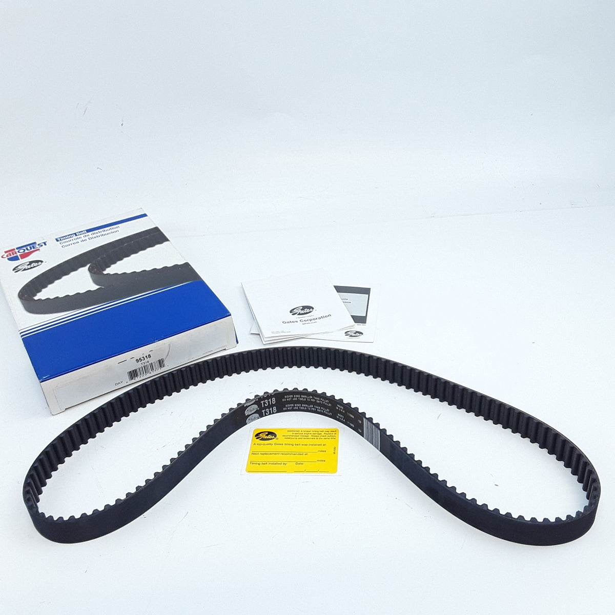 Gates T318 Automotive Timing Belt Fits Kia Rio 2001 2002 2003 2004 2005 1.6L-L4