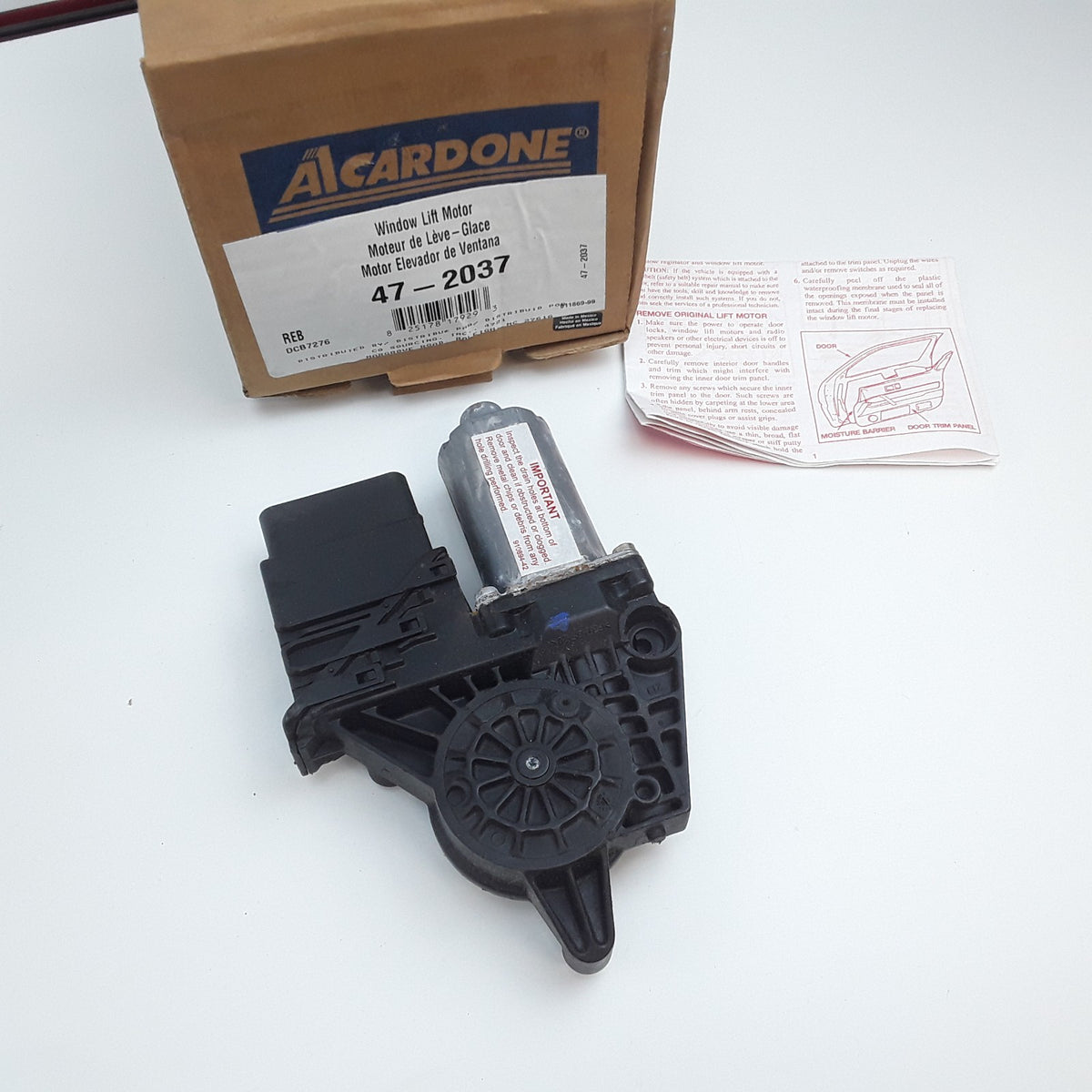 Cardone 47-2037 Rear Left Power Window Motor Fits Volkswagen Passat (2001-2005)
