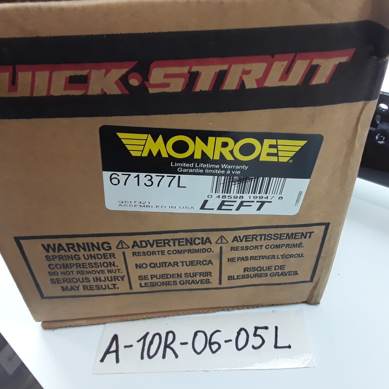 Front Left Suspension Strut & Coil Spring Assembly Fits Jeep Grand Cherokee 2006