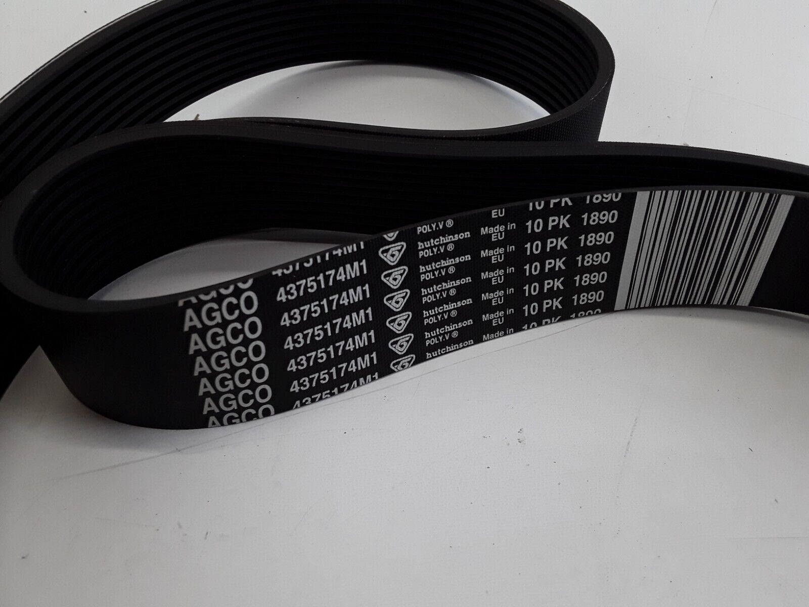 Drive Belt Agco 4375174M Fits Massey Ferguson Tractors 7614 7615 7618 7619 7620 - HotCarParts