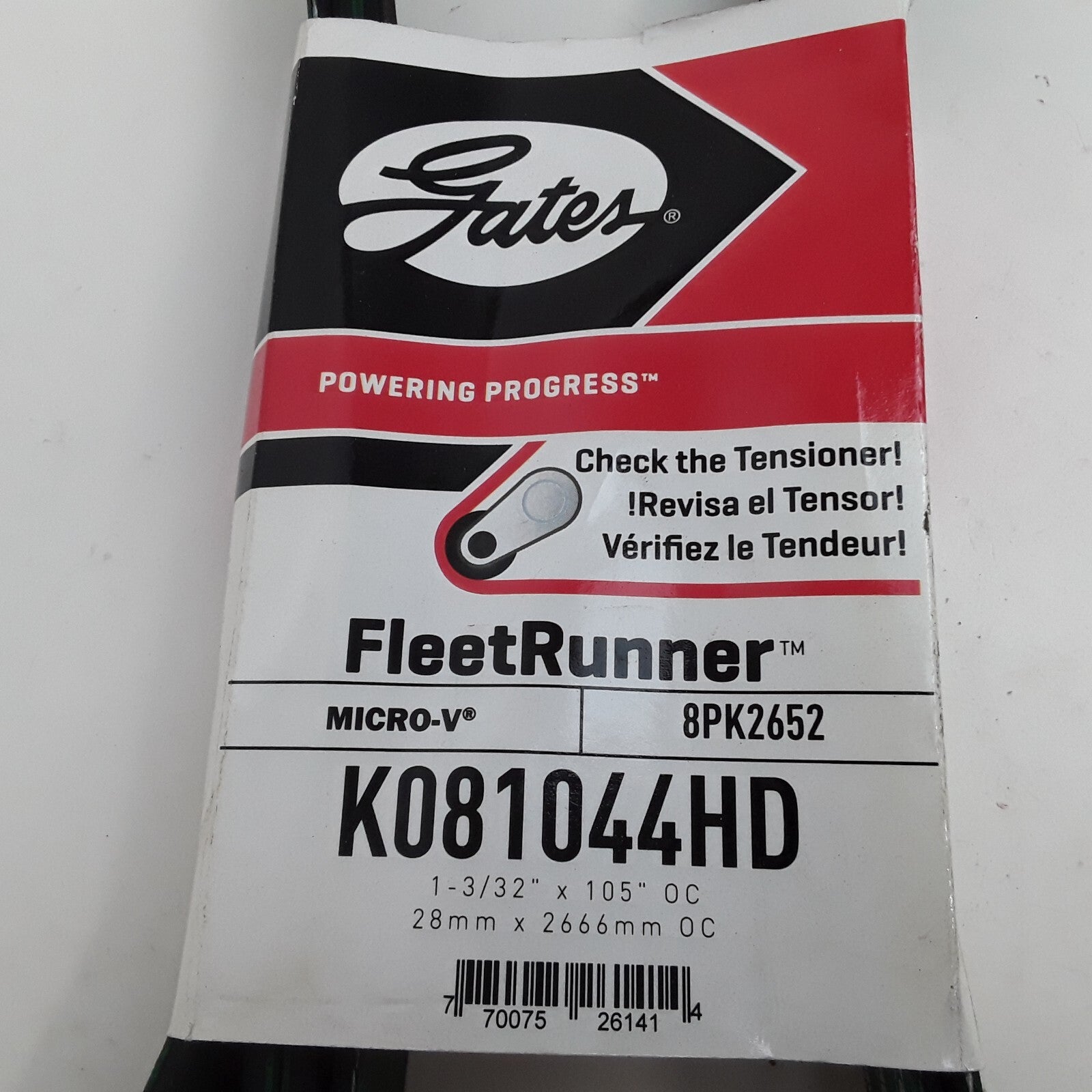 FleetRunner Micro-V Serpentine Drive Belt Fits Freightliner FS65 2002 2003 04 05