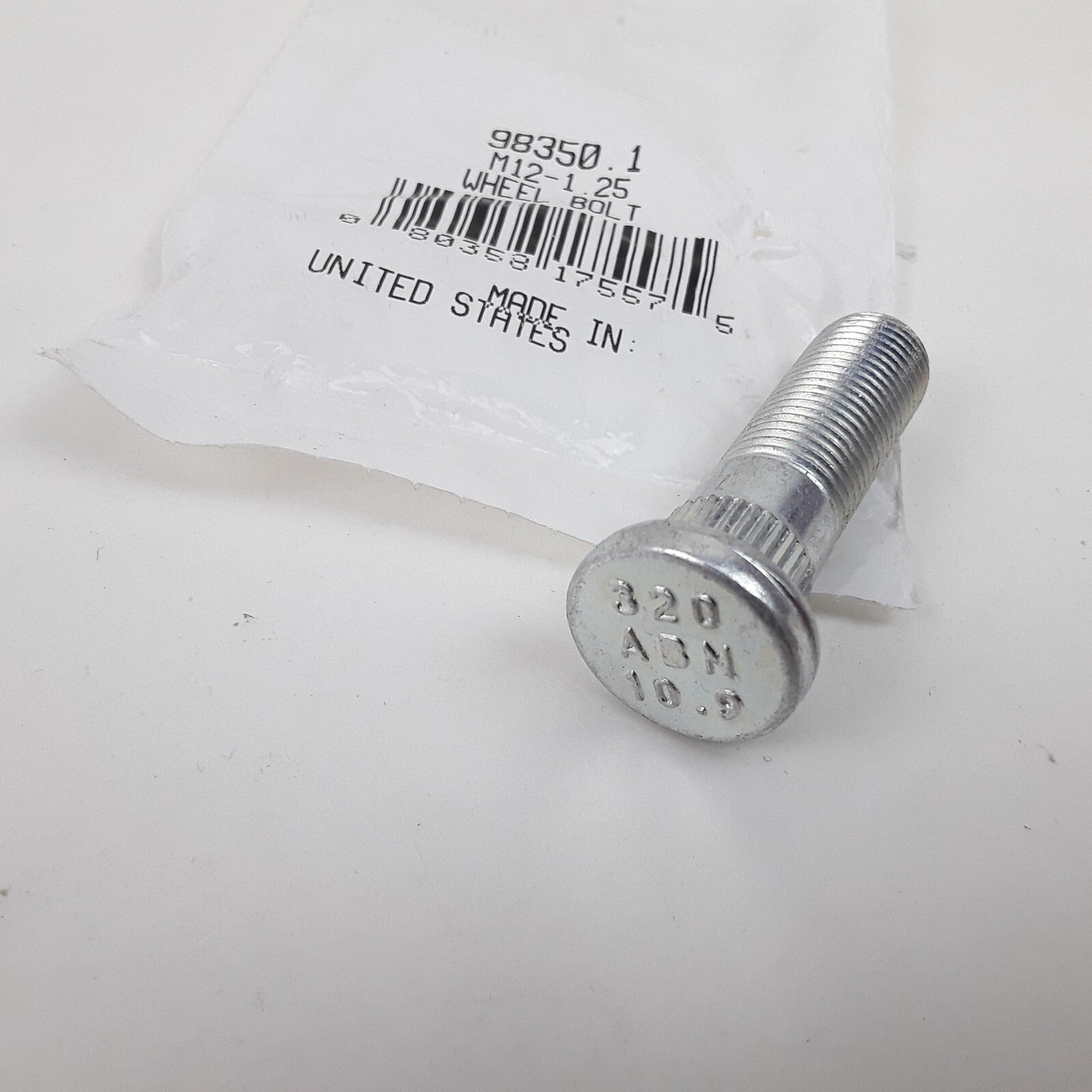 Dorman 98350.1 Chrome Wheel Bolt M12-1.5 β Car Truck Stud Lug Hardware