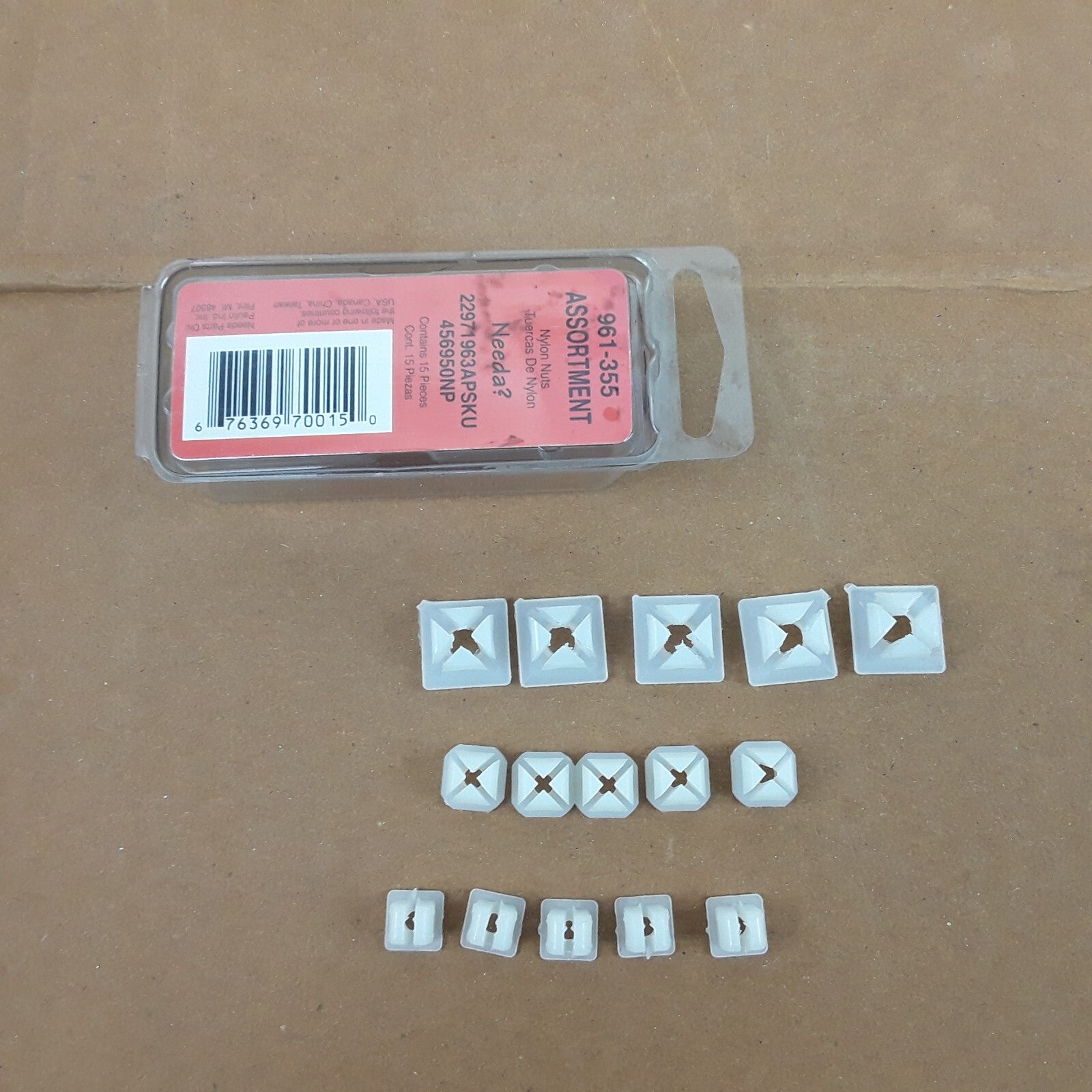 Dorman 961-355 Assortment Body Nylon Nut Kit Multipurpose Usefulness