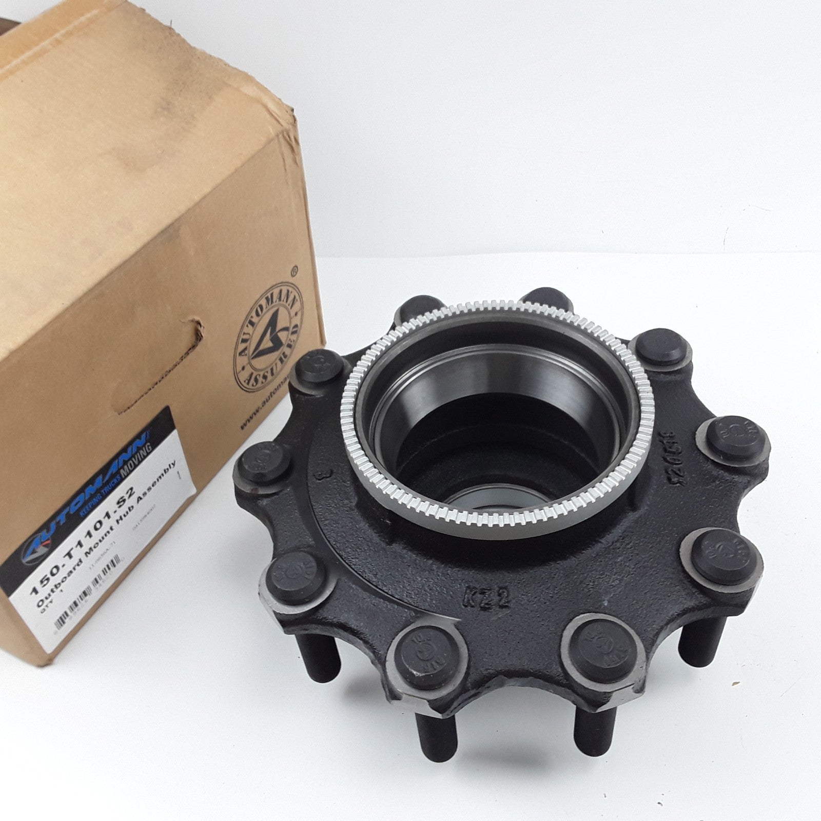 Automann 150.T1101.S2 Outboard Mount Hub Assembly For Trucks and Trailers