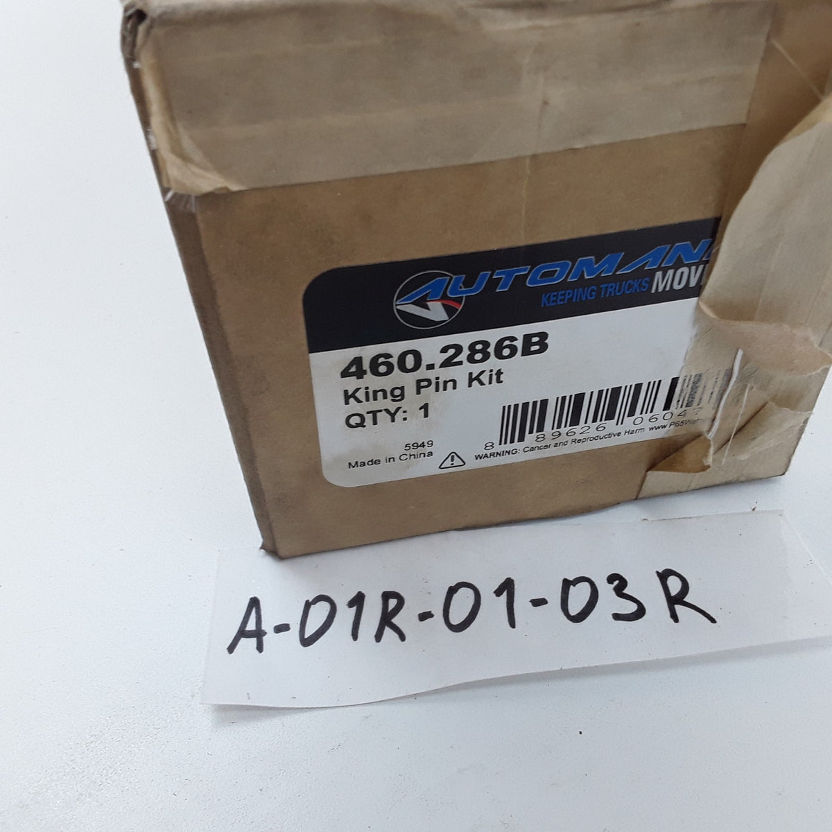 Automann 460286B Steering King Pin Repair Kit Assembly Heavy Duty For Kenworth