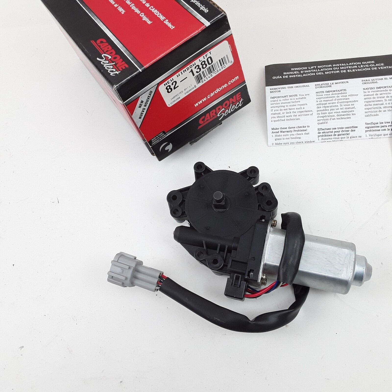 Cardone 82-1380 Front Left Power Window Lift Motor For Nissan Quest 2004-2009