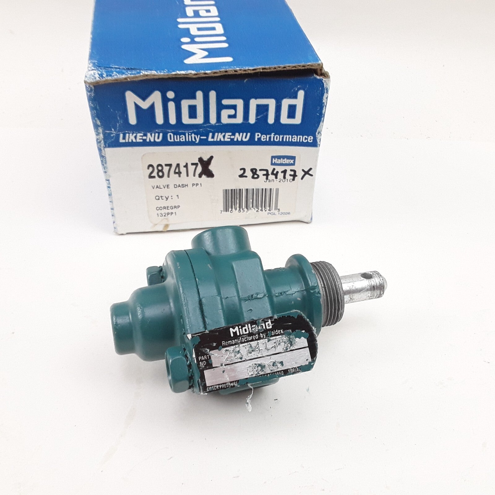 Haldex 287417X Reman Brake Valve Dash PP1 For Heavy Duty High Performance Trucks