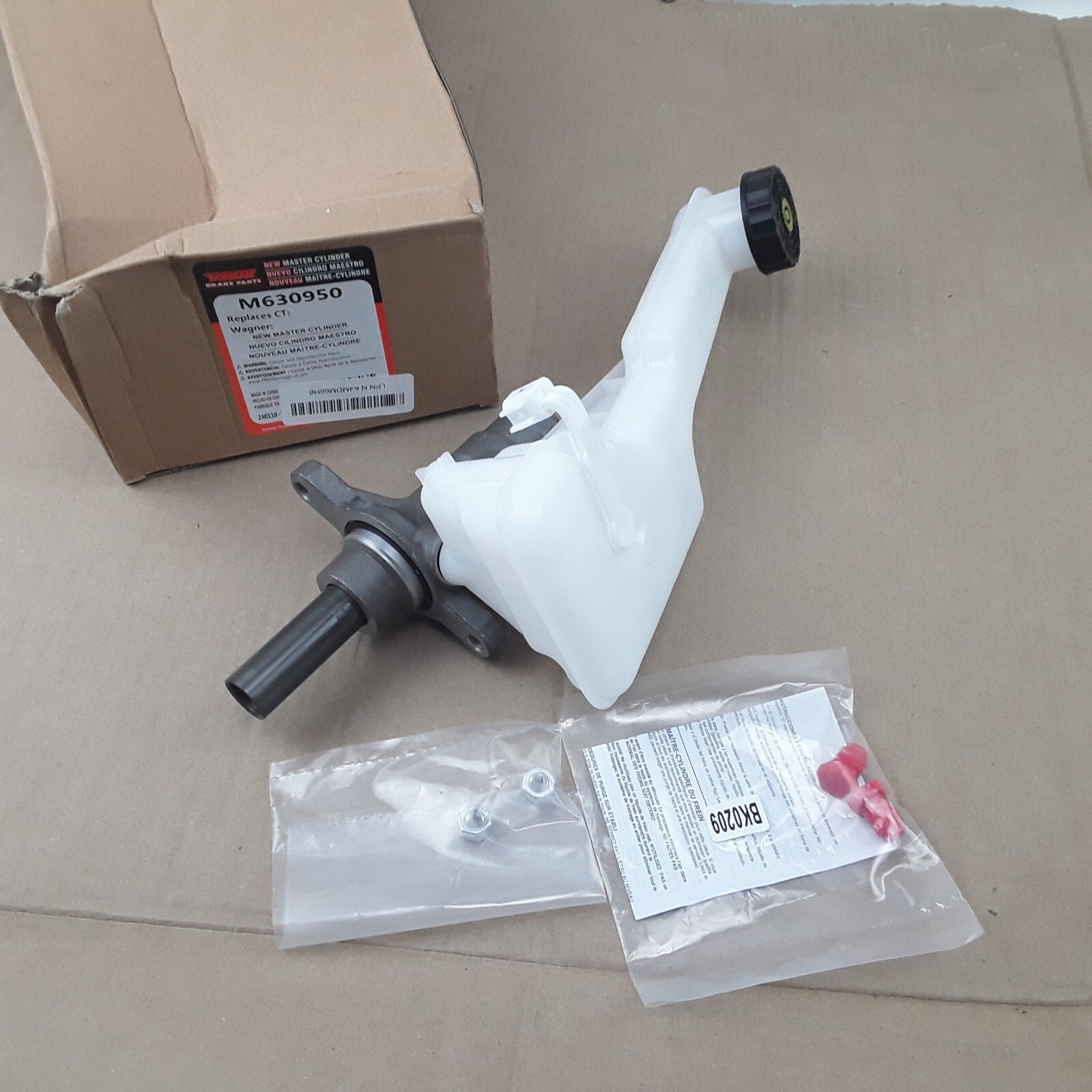 Dorman M630950 Brake Master Cylinder Fits Lincoln MKZ Ford Fusion (2013-2016)