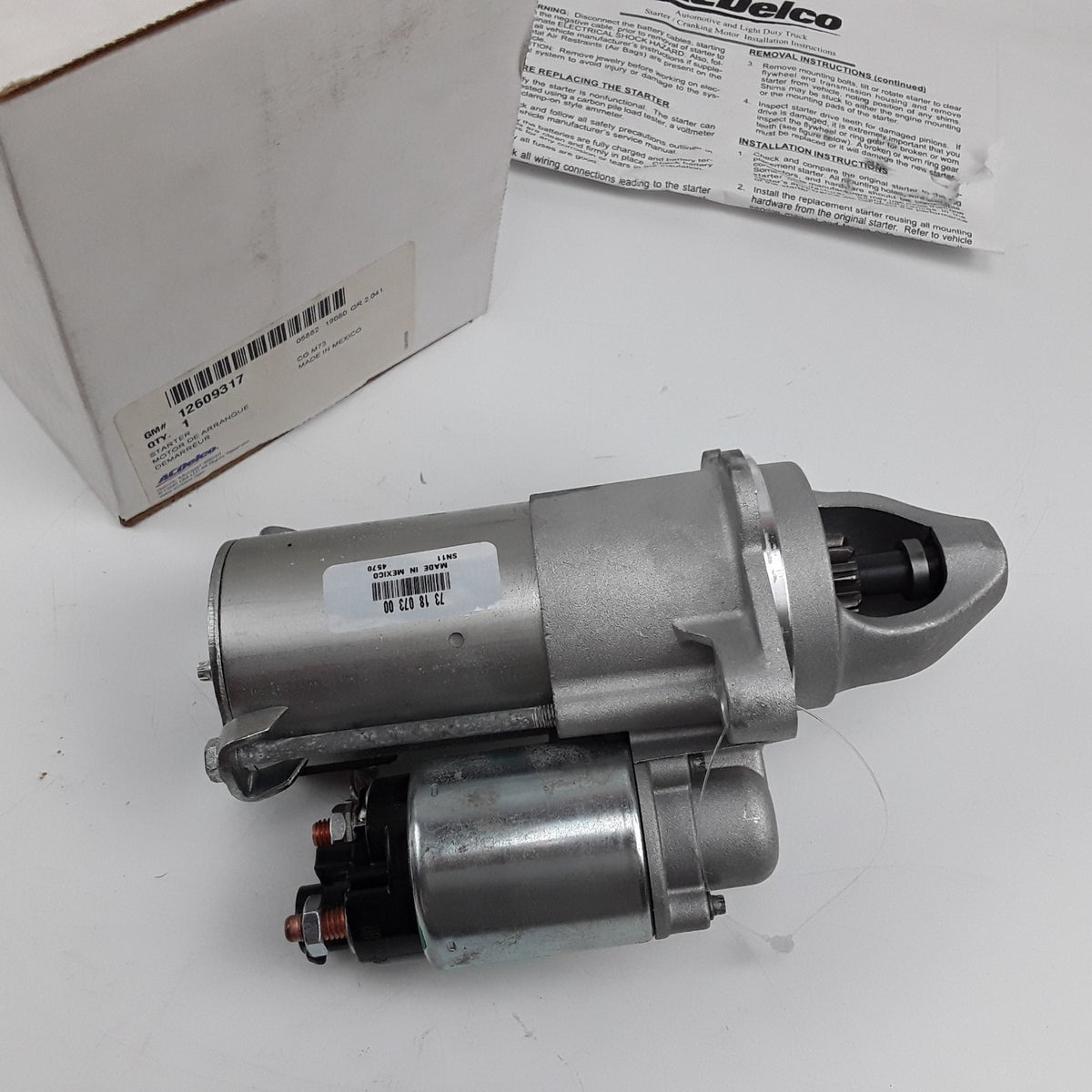 Starter Motor Fits GMC Buick Saturn Chevrolet Pontiac 2007-2017 2.0L 2.2L 2.4L