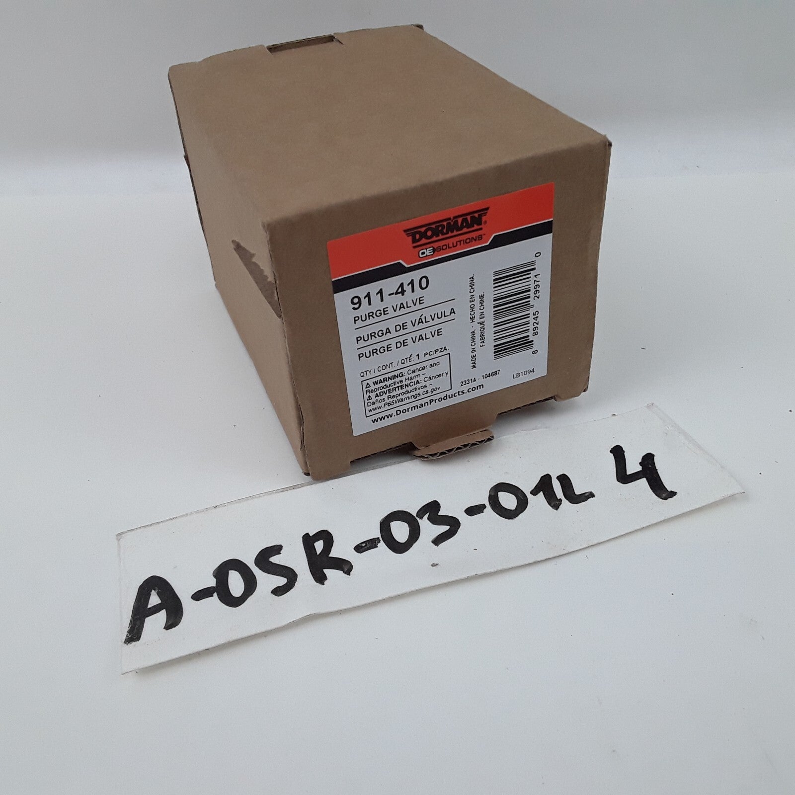 Vapor Canister Purge Valve Chrysler Voyager 2020-2021 Dodge Durango 2014-2021