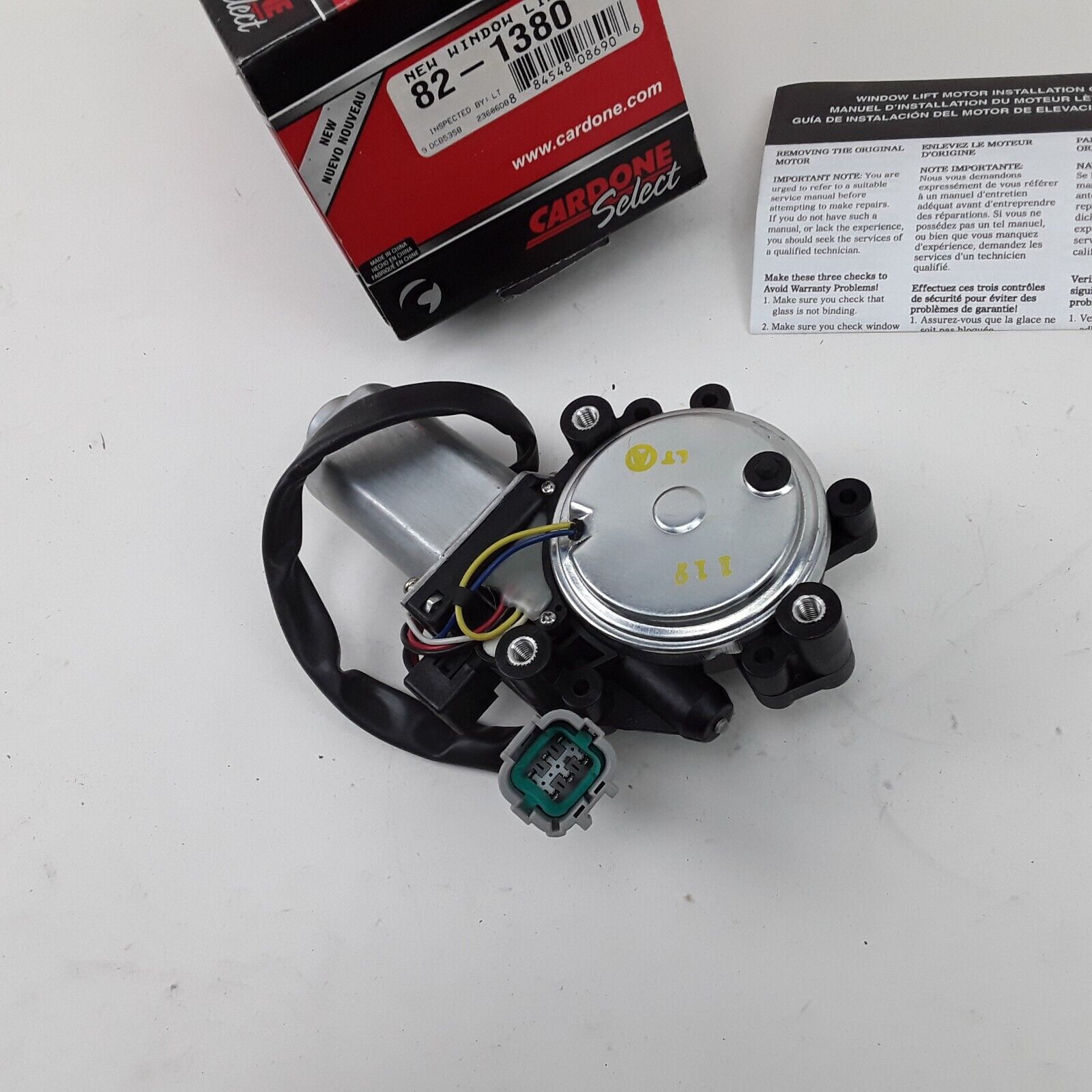 Cardone 82-1380 Front Left Power Window Lift Motor For Nissan Quest 2004-2009