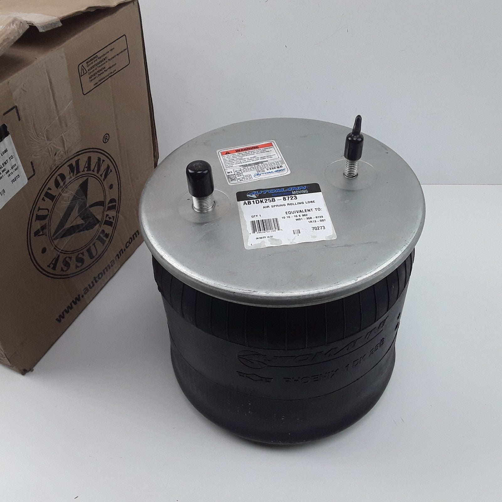 Automann AB1DK25B-8723 Super Cushion Rolling Lobe Air Springs High Performance