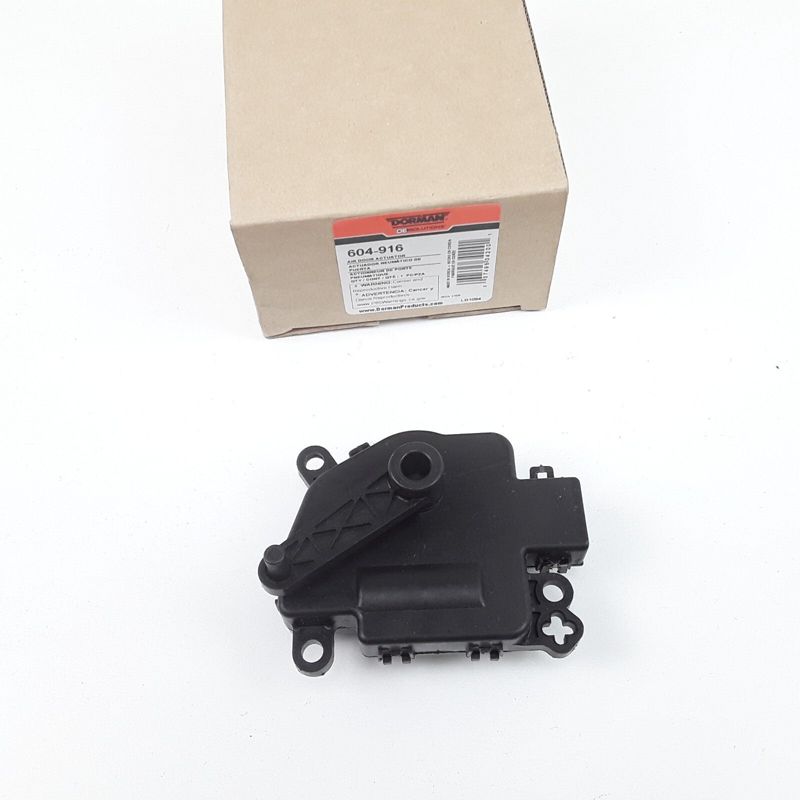 Dorman 604-916 Air Door Actuator Black Fits Lincoln Continental (1995 1996 1997)