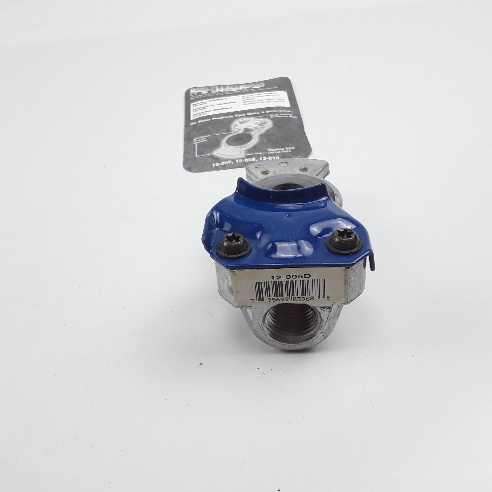 Philips 12-006 Gladhand - Service Blue Straight Mount 1/2 in. Female Pipe Thread