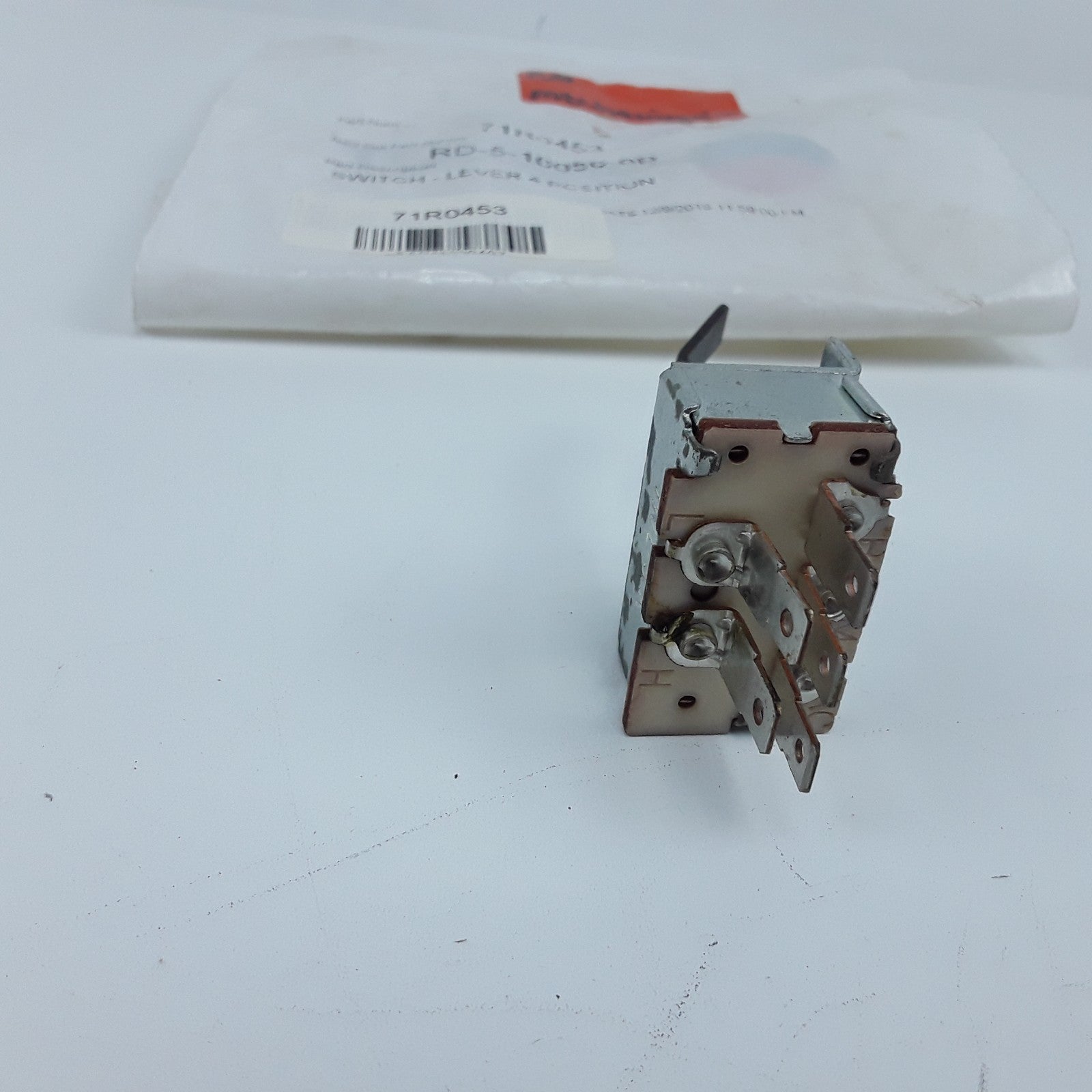 Red Dot 71R0453 Bent Lever Blower Switch Assembly 4 Positions Heavy Duty