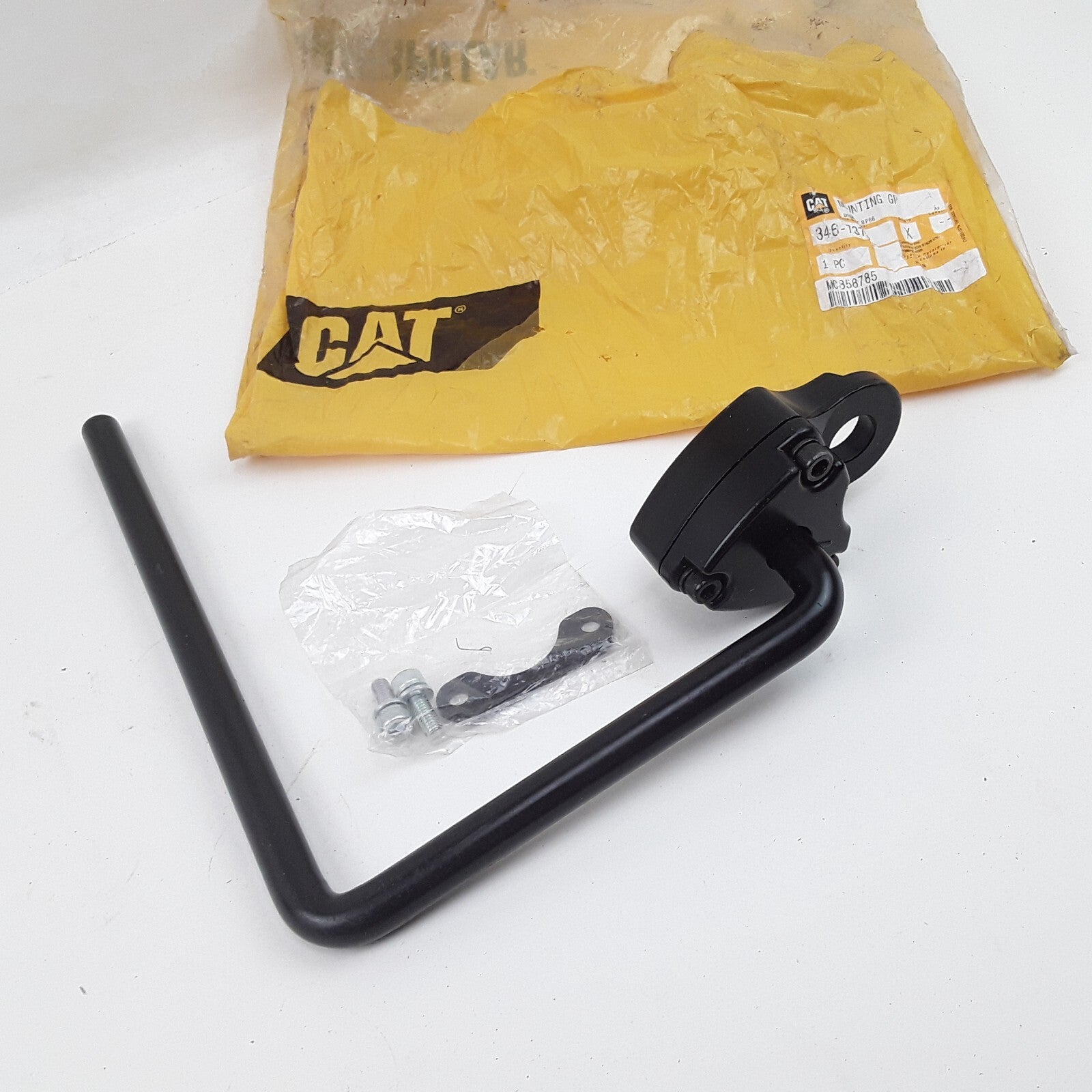 Caterpillar 346-7375 Mirror Arm Assembly w/ Metric Mounting Hardware Heavy-Duty