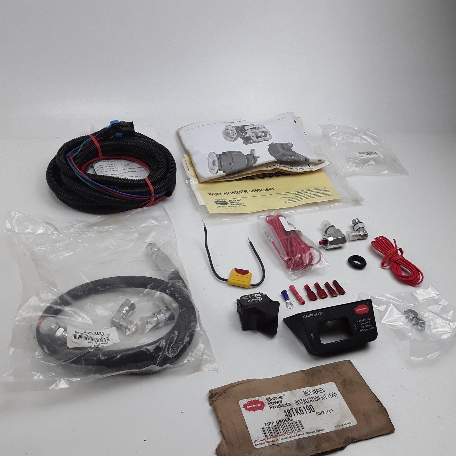 Muncie Power Products 48TK6190 Cylinder Installation Kit For MC1 PTO Series