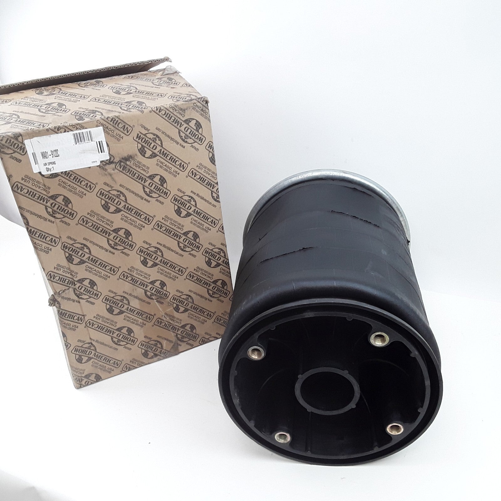 Air Suspension Spring - Rolling Lobe, 8.50-26.50" Height, 11.31" dia. Top Plate