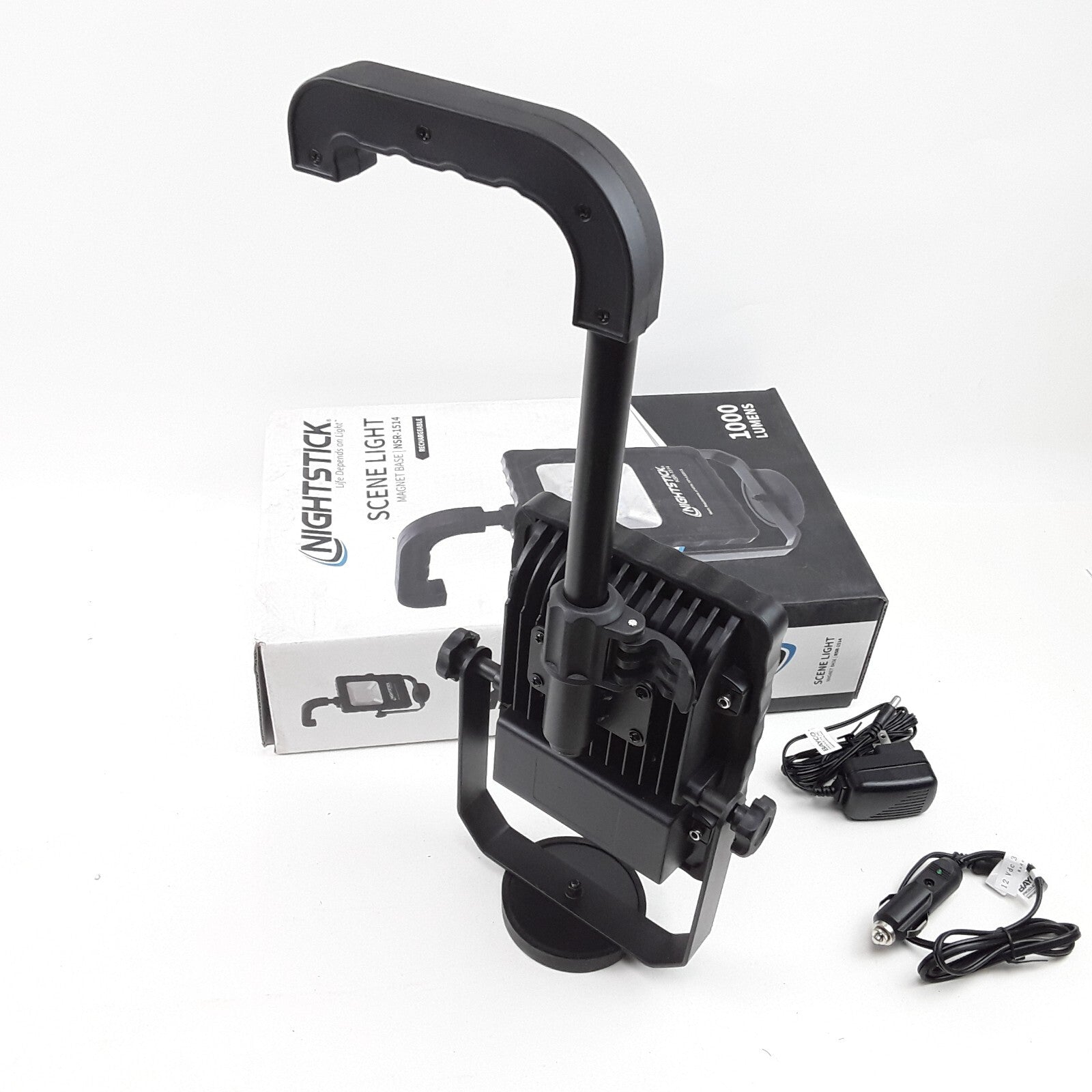 Nightstick NSR-1514 Rechargeable LED Scene Light 1000 Lumens W/ Magnetic Base