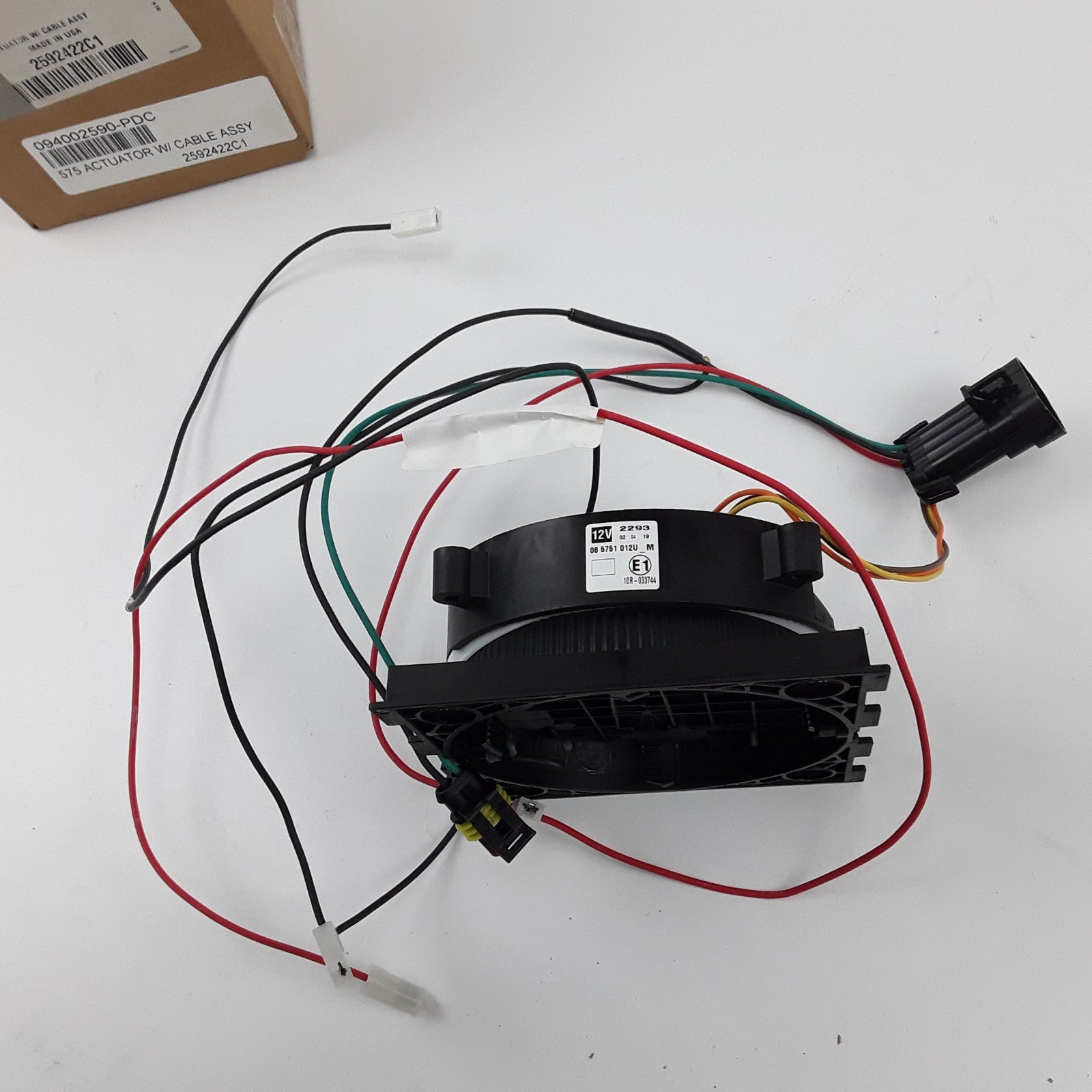 Genuine International 2592422C1 Actuator Mirror Control with Cable For Navistar