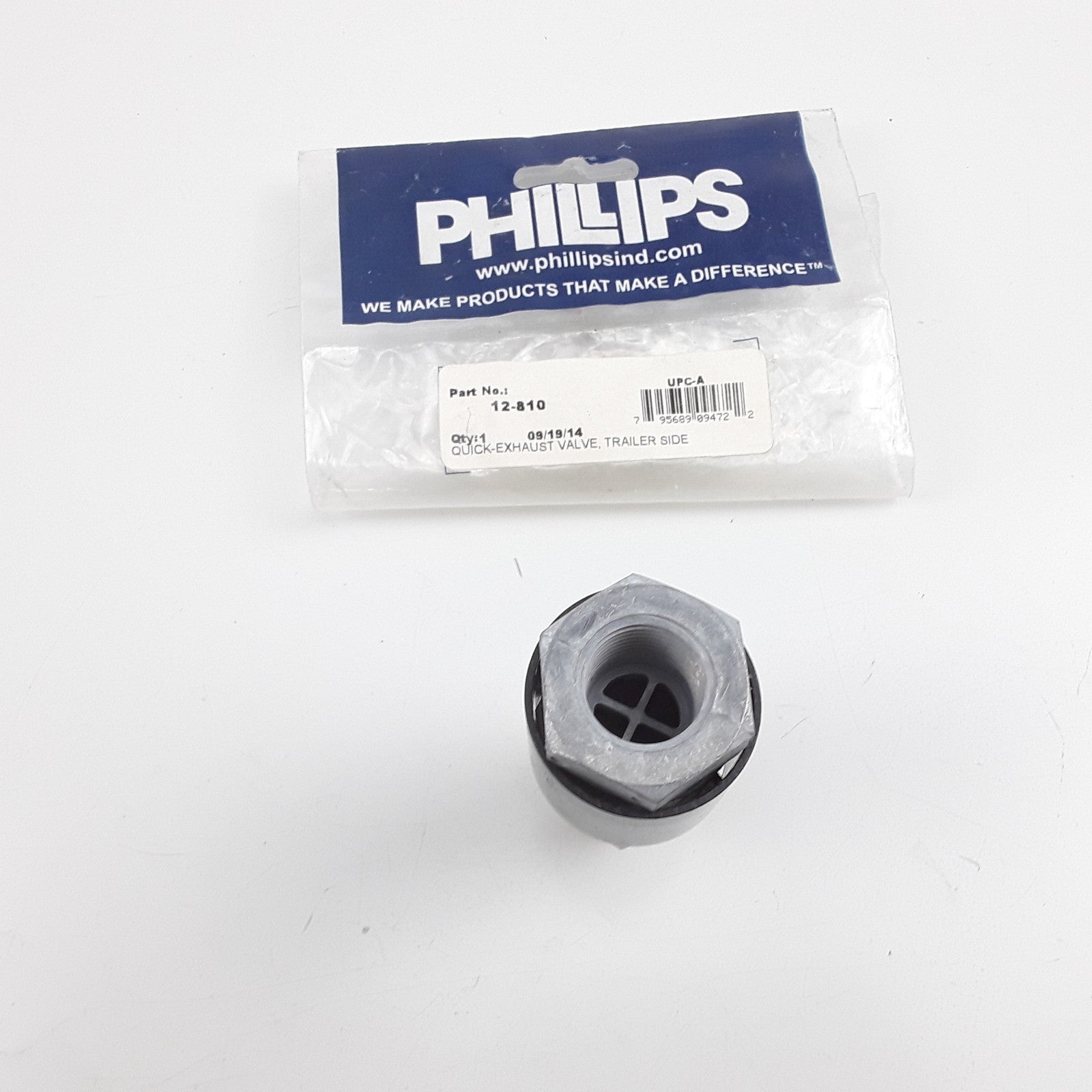 Philips 12-810 Tractor Side Version Hooks Zinc Die-Cast Quick Exhaust Valve