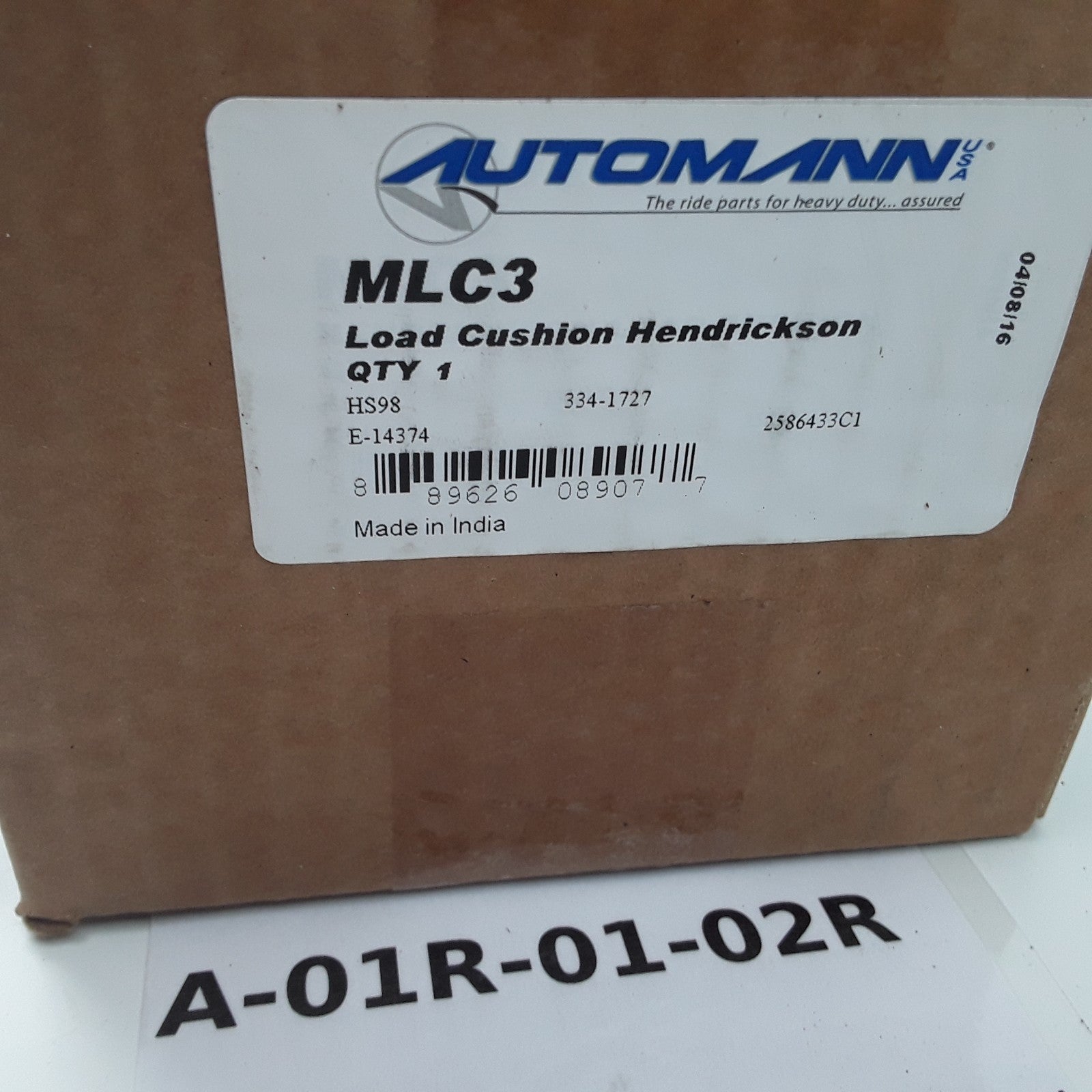 Load Cushion Hendrickson Automann MLC3 For Heavy Duty Performance Car Trucks
