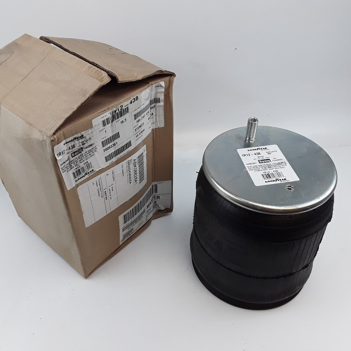 Goodyear 1R12-438 Air Spring Rolling Lobe Fits Trucks Trailers and Buses