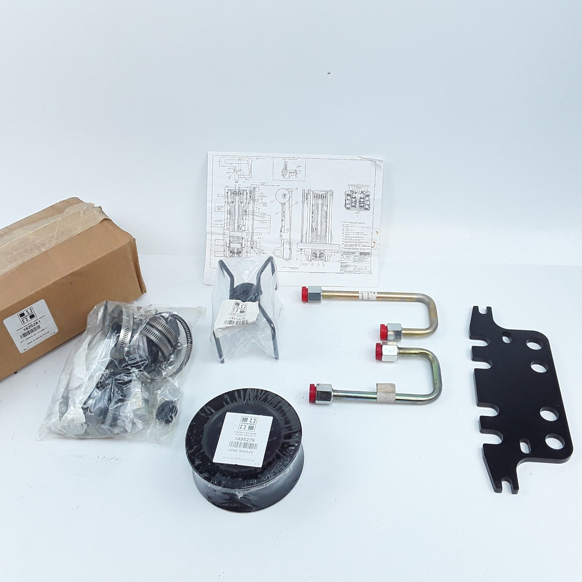 Hyster 1625281 Stub Shaft Stubshaft Hose Sheave Kit For Forklift 1477570 1495279
