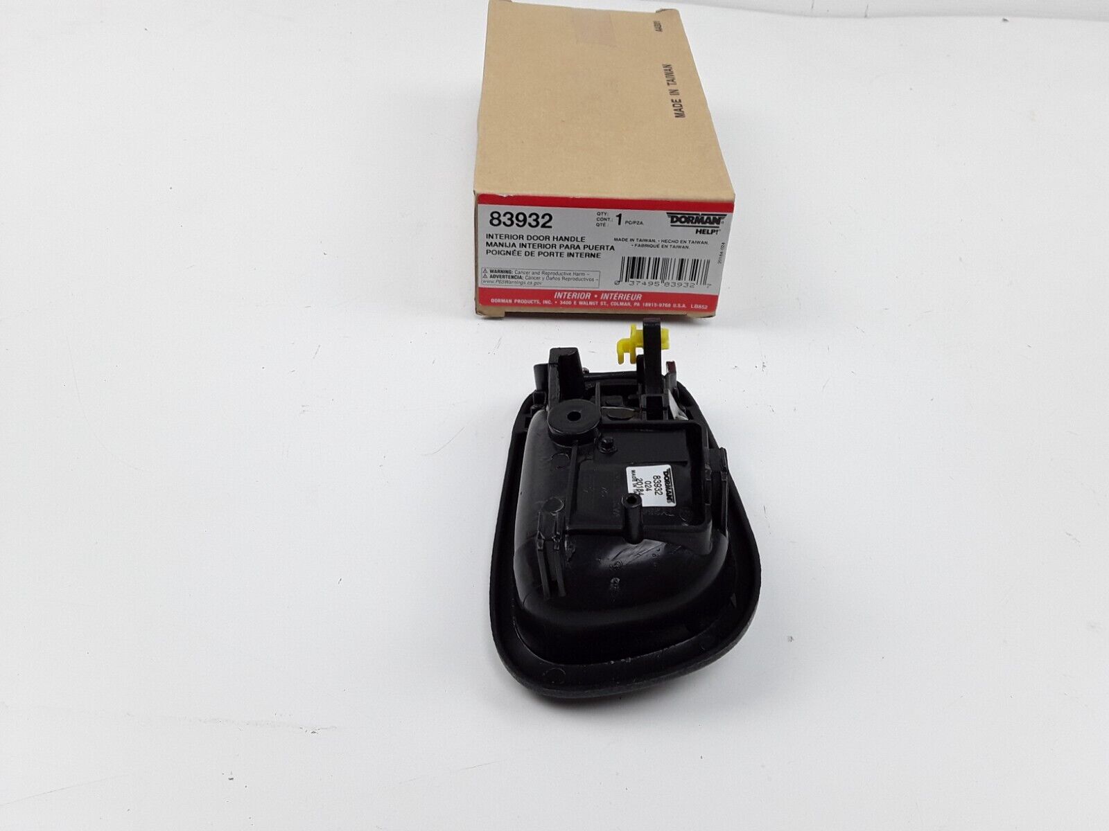 Interior Door Handle Dorman 83932 fits 1998-2002 Toyota Corolla Rear Left Black - HotCarParts