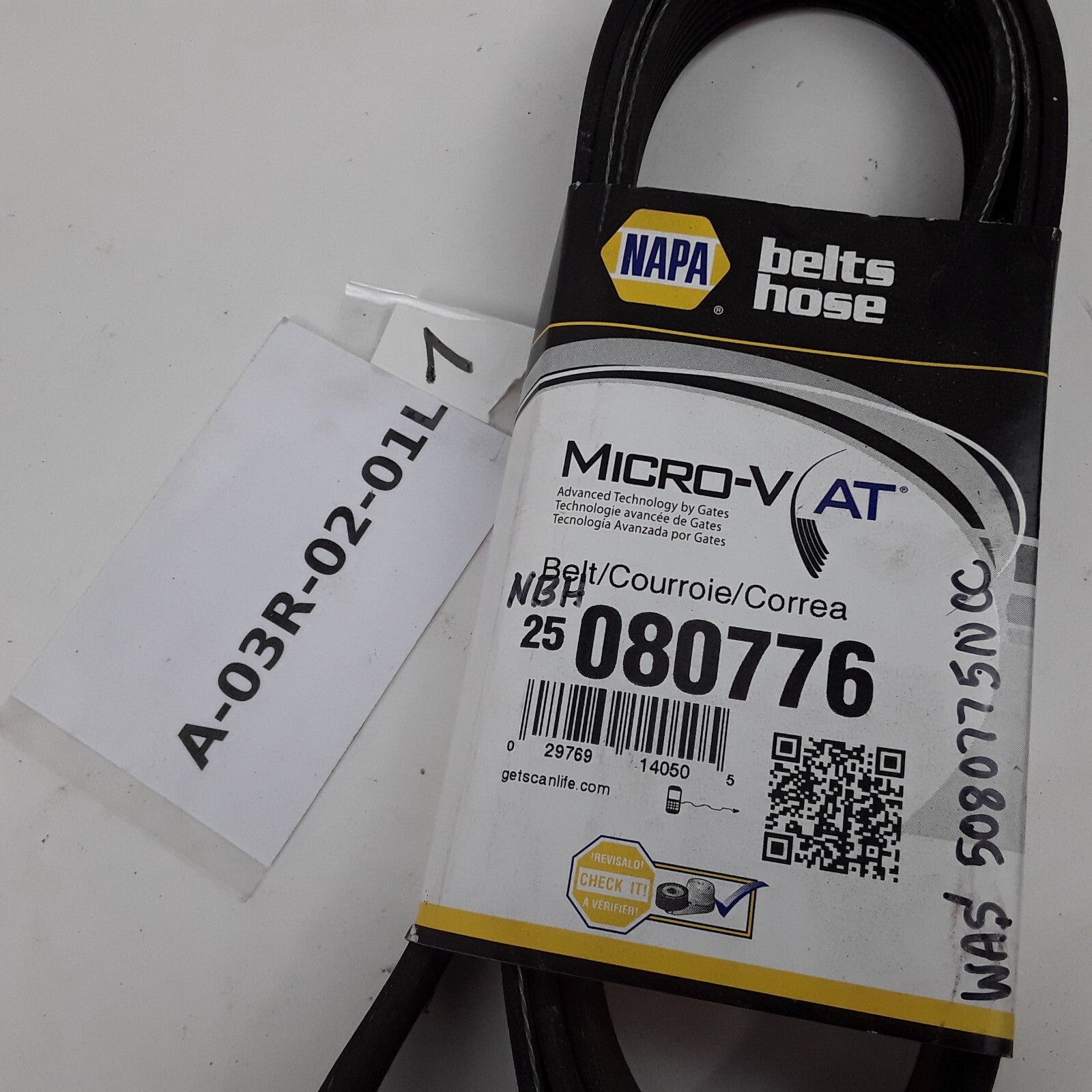 Micro-V Serpentine Drive Belt Fits Peterbilt 357 2000-02 Thomas Saf-T-Liner 2005