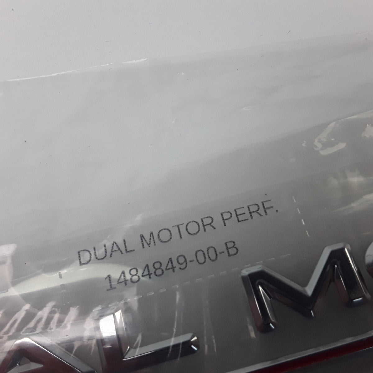 1484849-00-B Dual Motor Performance Emblem Badge For Tesla Model 3 S X Y OEM New