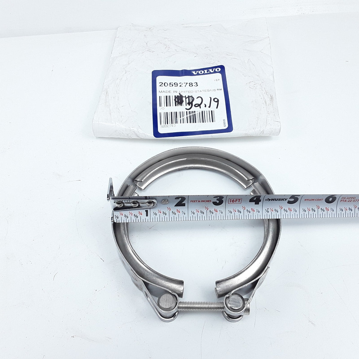 Exhaust Clamp Fits Volvo VNL VNM VHD WG WC Mack CTP GU7 CHU MRU LR CXU 1996-2022