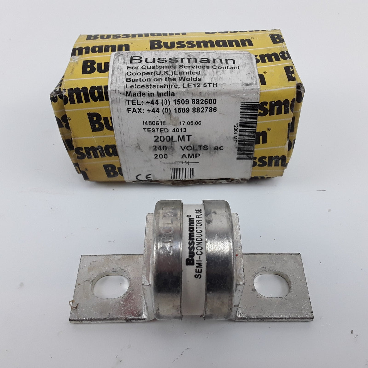 Bussmann 200LMT Semi-Conductor Fuse For Power Semiconductors & Electric Vehicle