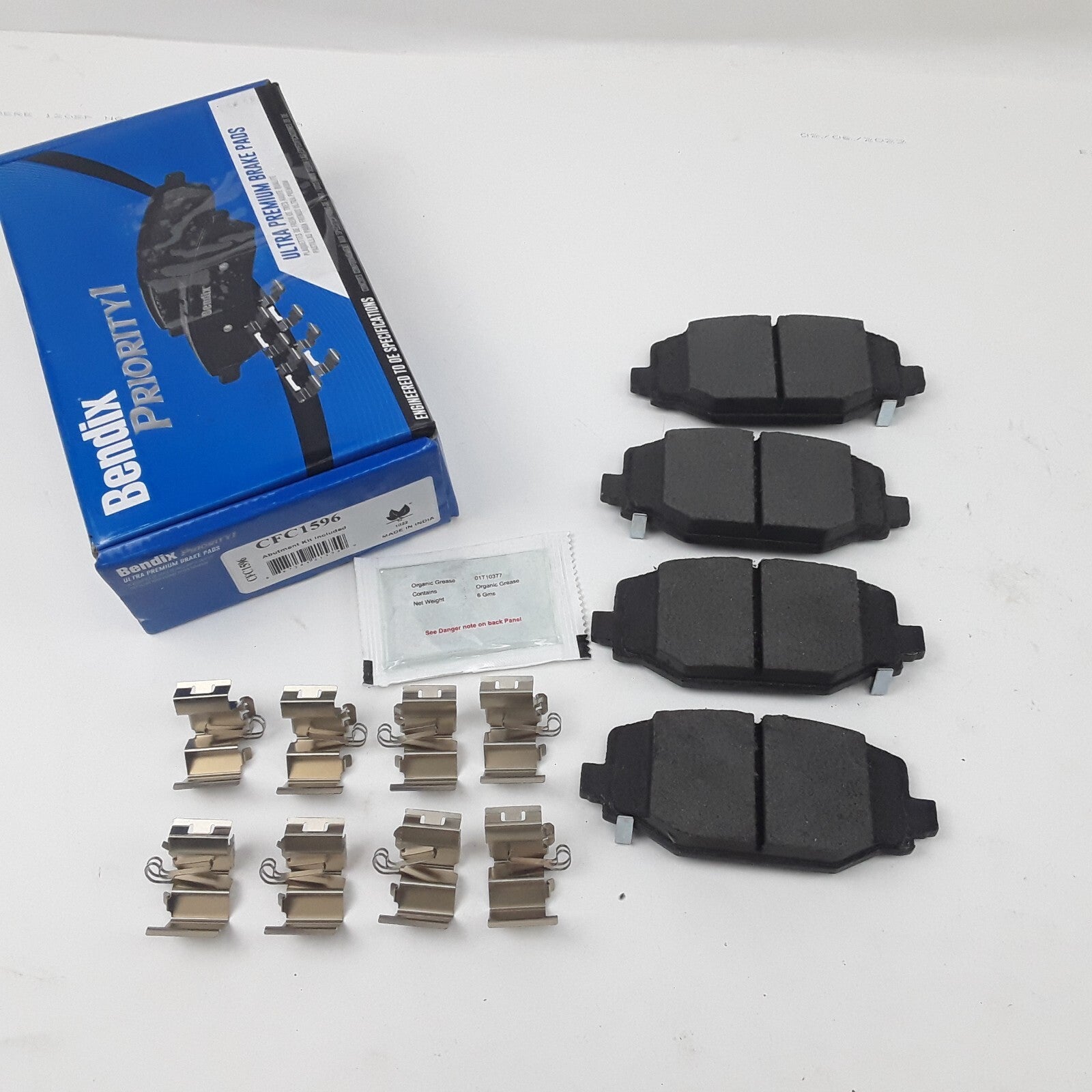 Rear Disc Brake Pad Set Priority one Ceramic Fits Ram C/V 2012 2013 2014 2015