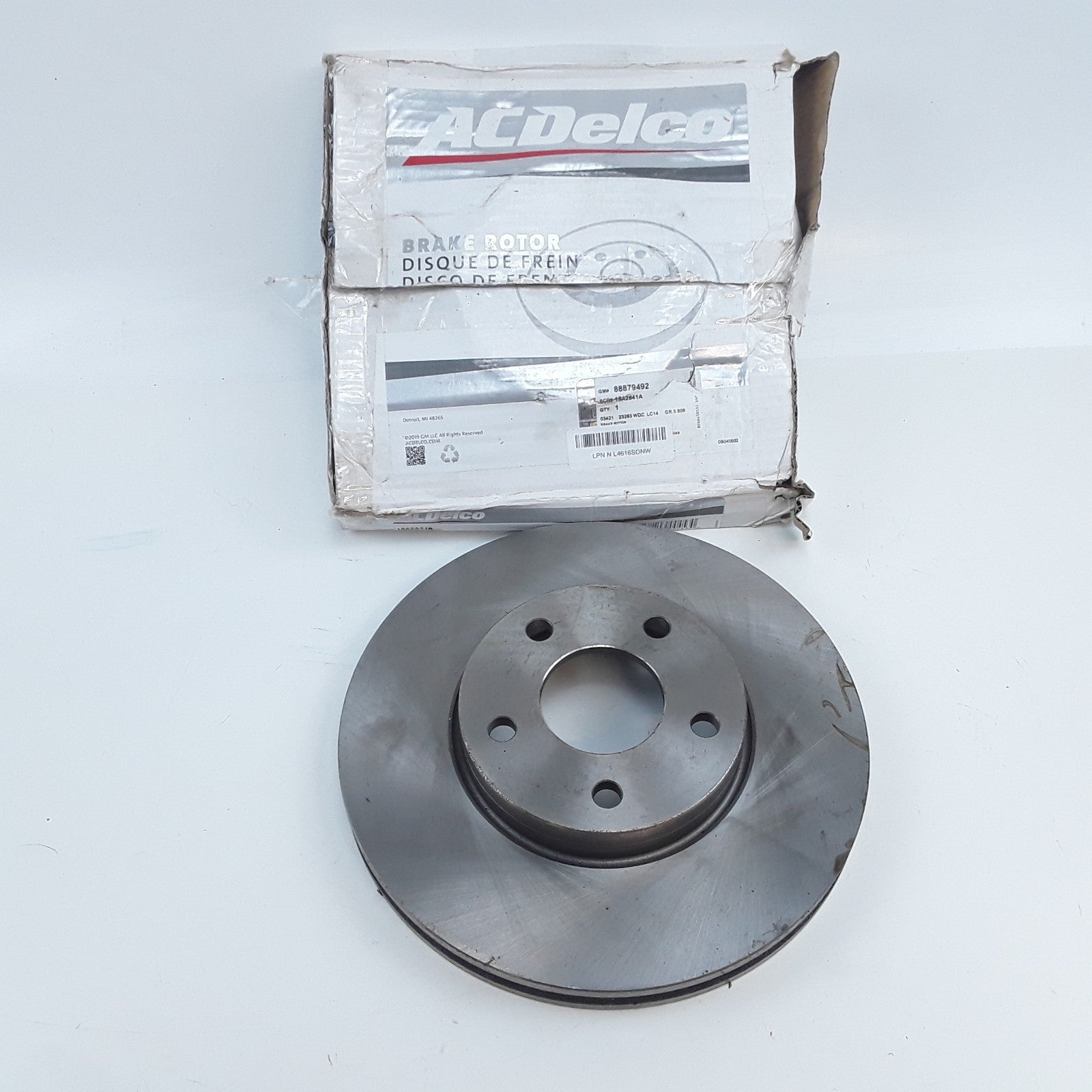 ACDelco 18A2841A Front Disc Brake Rotor Fits Ford Focus C-Max (2012 2013-2018)