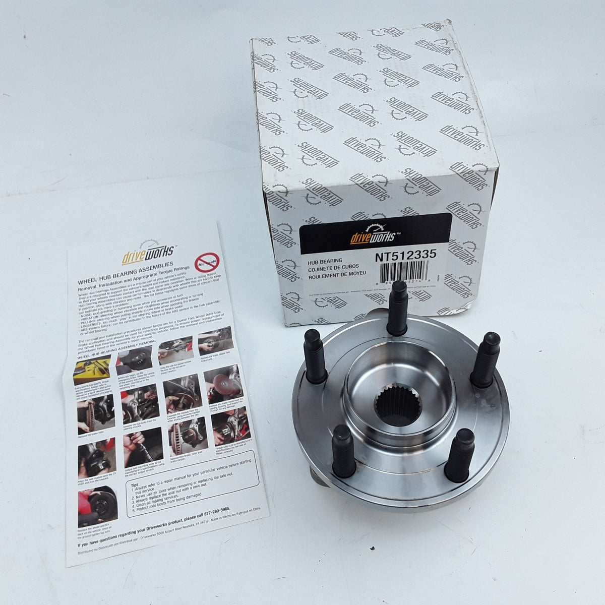 Rear Wheel Bearing Hub Assembly Fits Ford Edge Lincoln MKX (2007 2008 2009 2010)