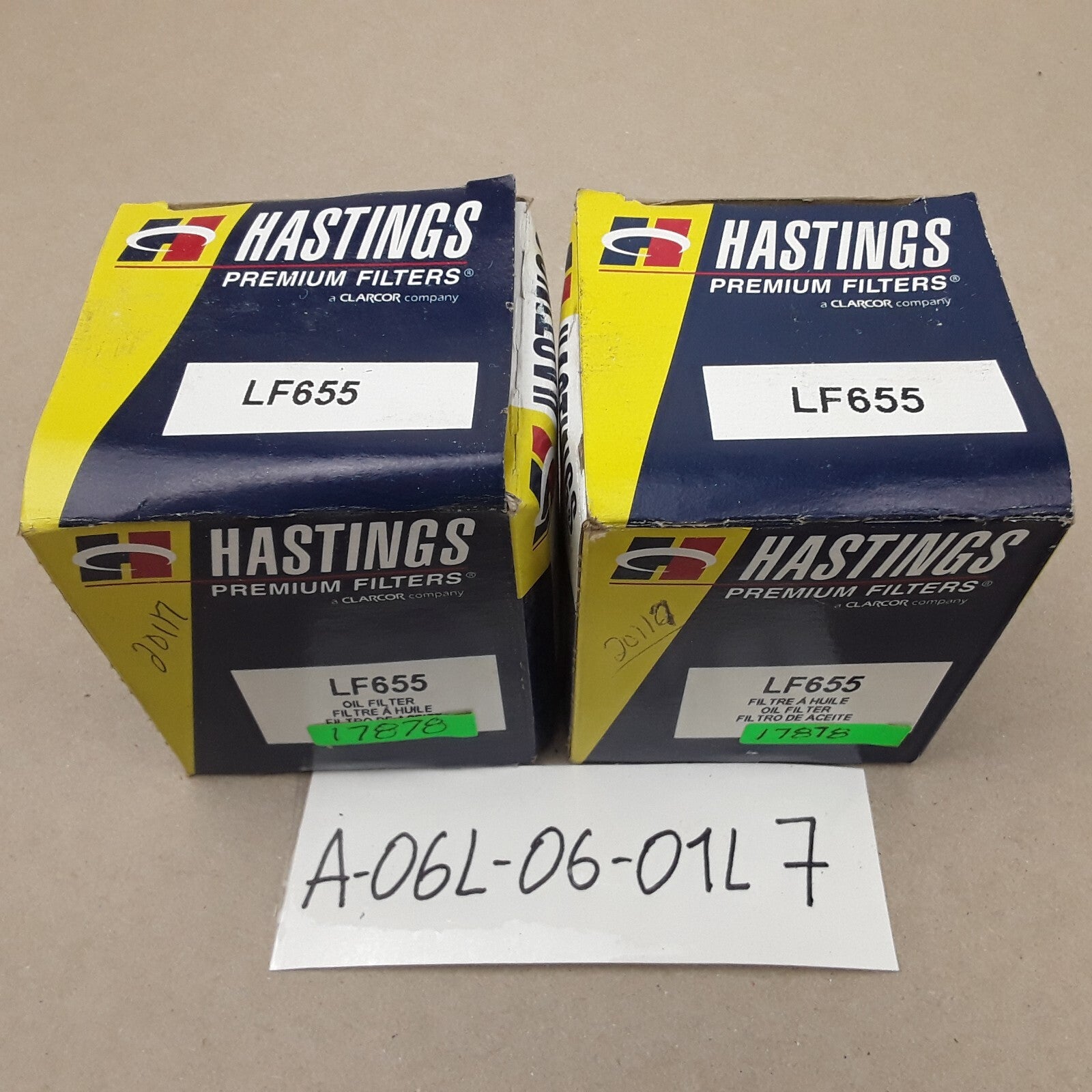 2 PCS Hastings LF655 Engine Oil Filter Fits Lincoln Mazda Mercury Ford 2003-2022
