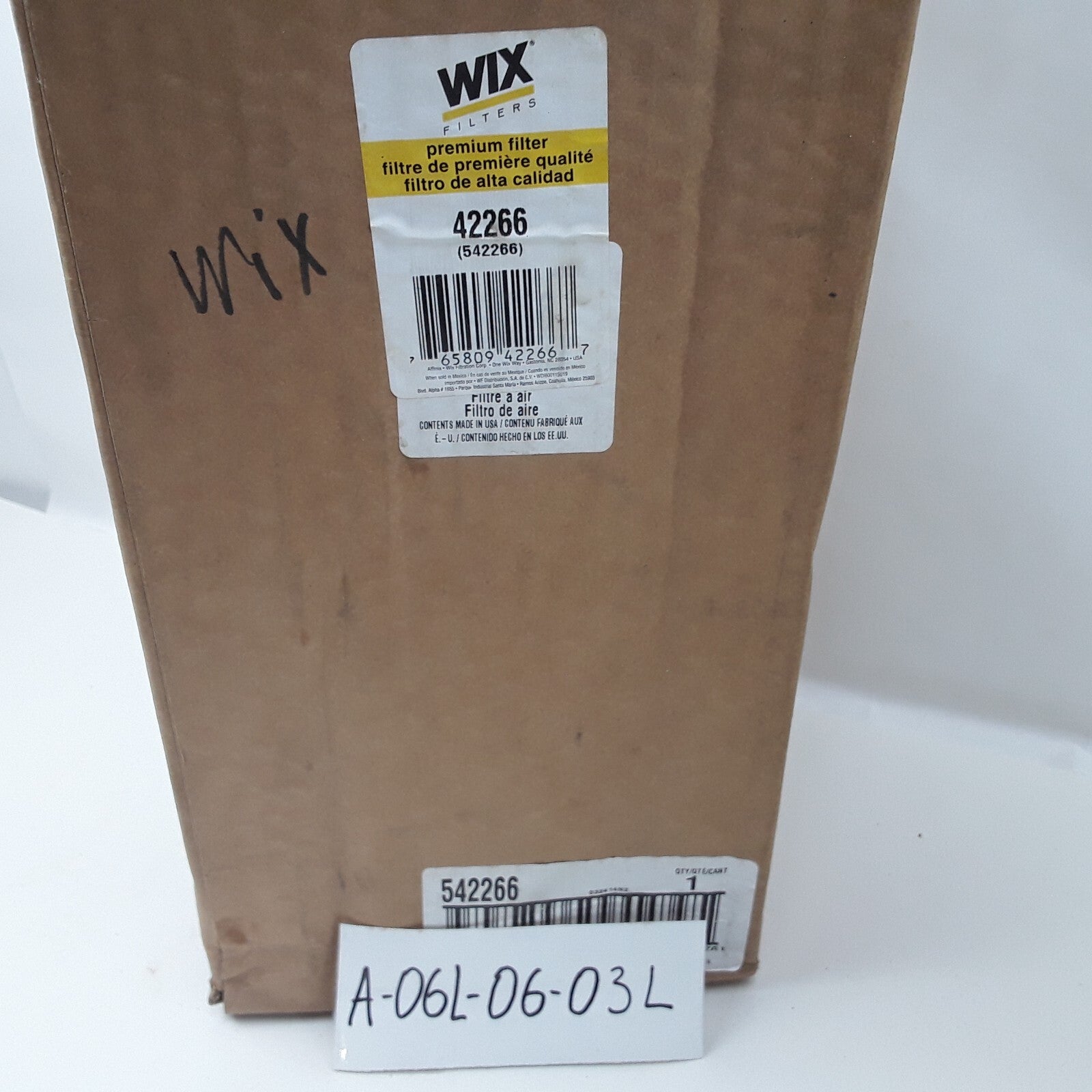Wix 42266 Heavy Duty High Performance Air Filter for Trucks & Equipment