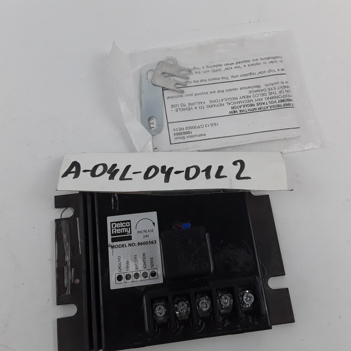 Delco Remy 8600563 Voltage Regulator 24 Voltage Fits Transit Coach School Buses