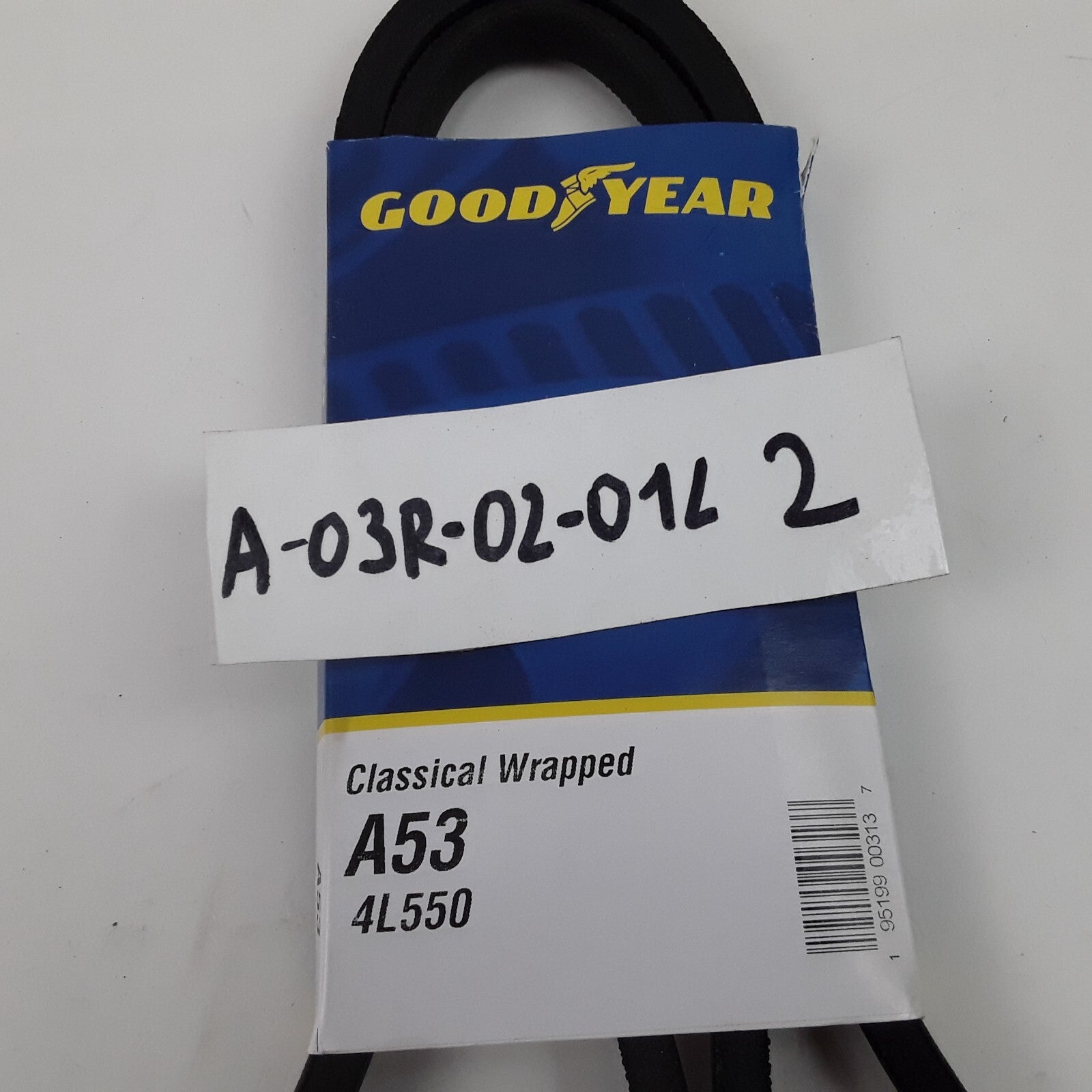 Goodyear A53 Classic Section Wrapped V-Belt Synthetic Rubber