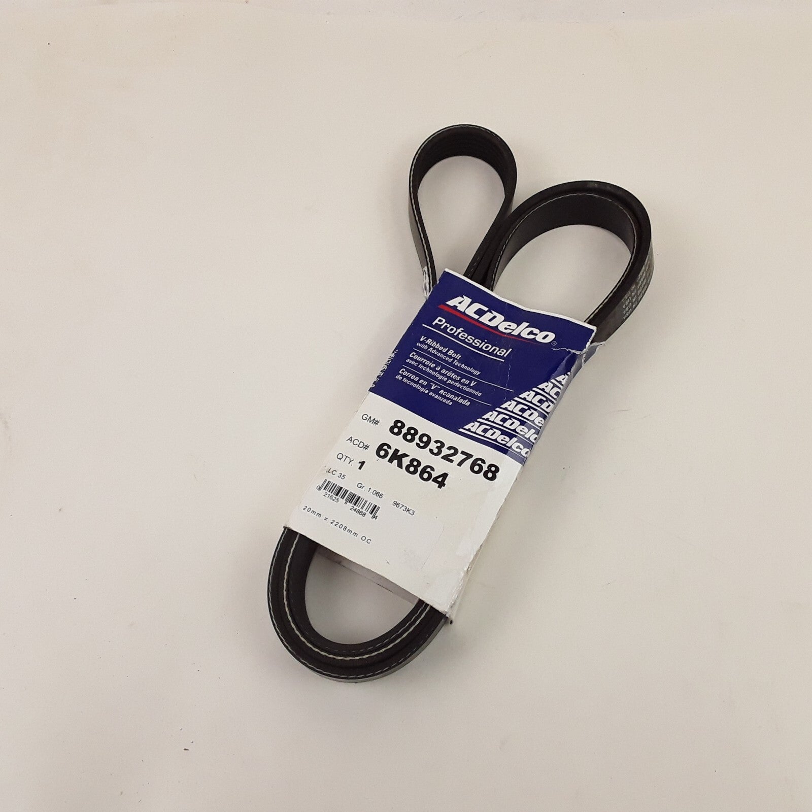 Serpentine Belt-Standard Fits Buick Rendezvous 2002-2005 Jaguar XF 2013, 2015