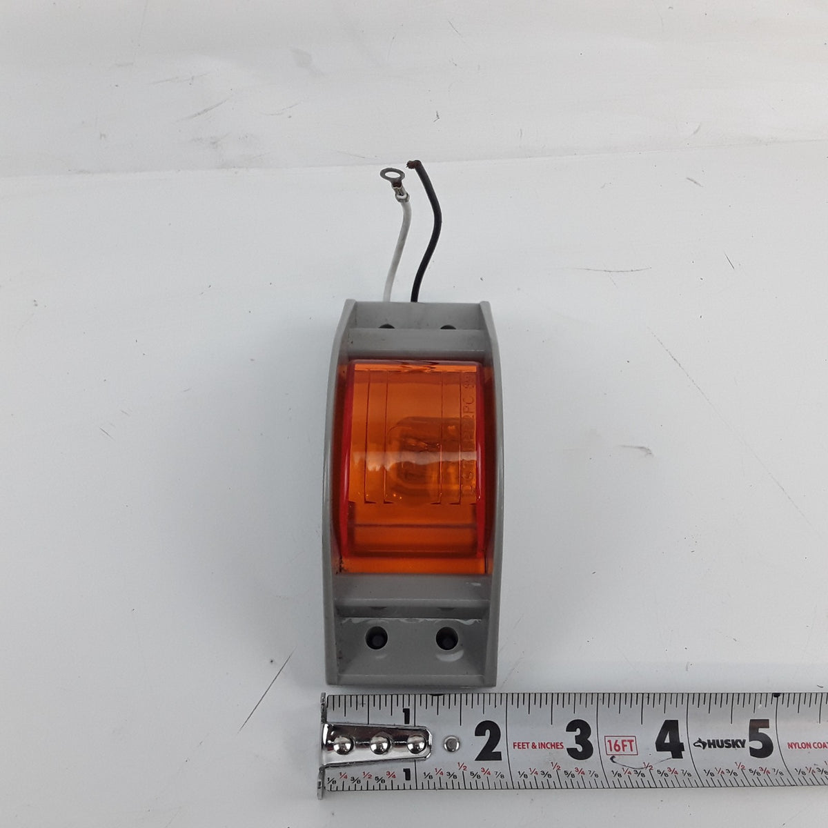 Amber Marker Light with Bracket & Wiring Fits Truck, School Bus or Trailers