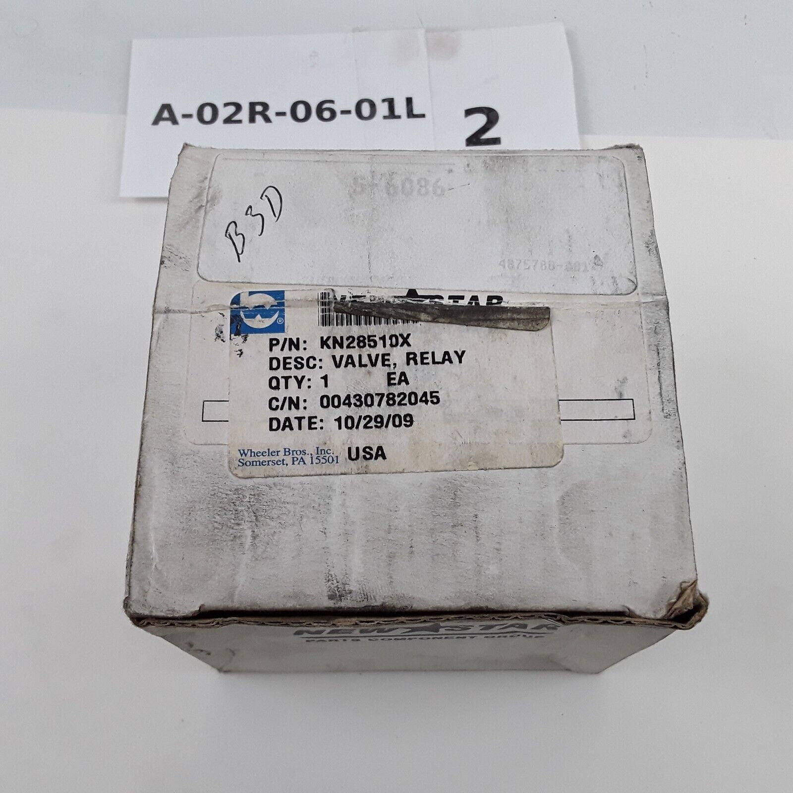 KN28510X RG-2 Relay Valve Trailer Replaces Haldex Midland KN28510,Velvac 34057