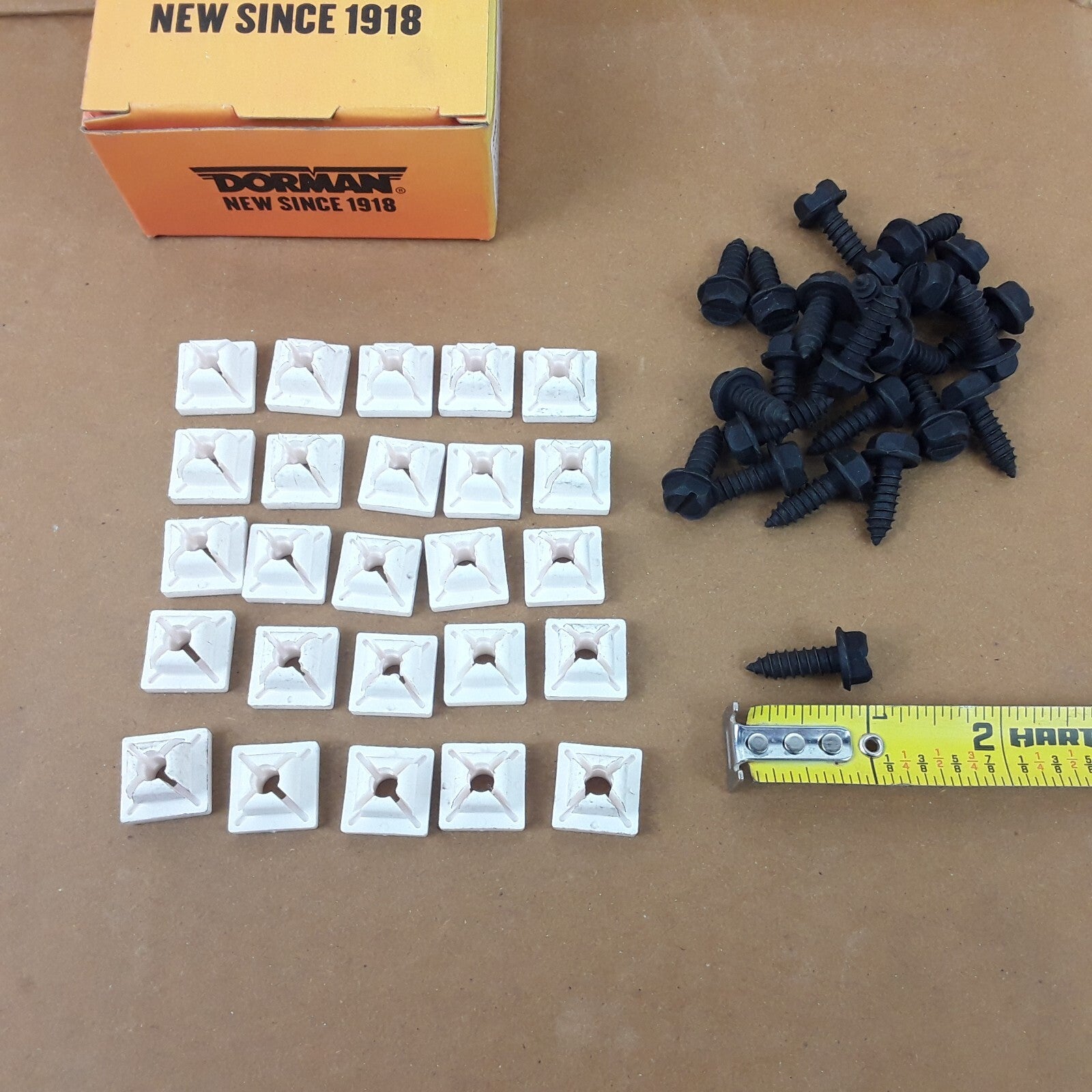 Direct replacement Car Truck License Plate Fasteners No. 14 x 3/4 In Pack of 25